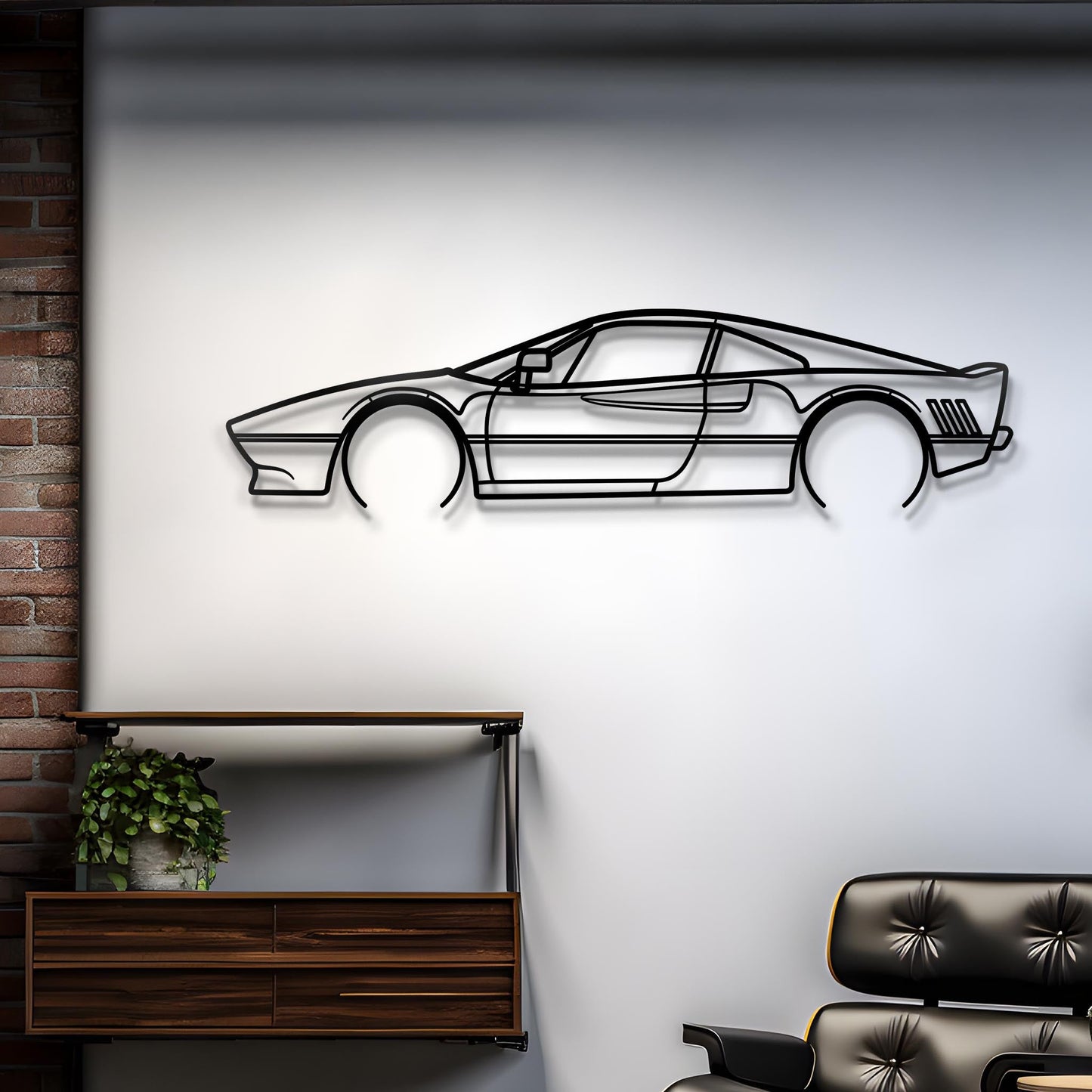 1984 288 GTO Metal Silhouette