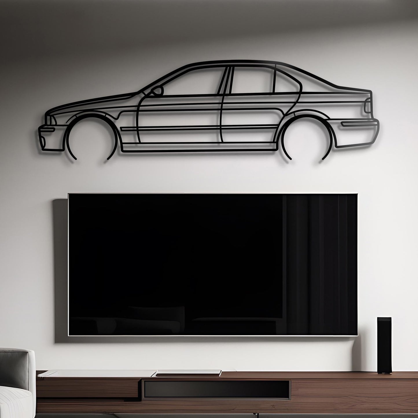 2003 E39 M5 Metal Silhouette
