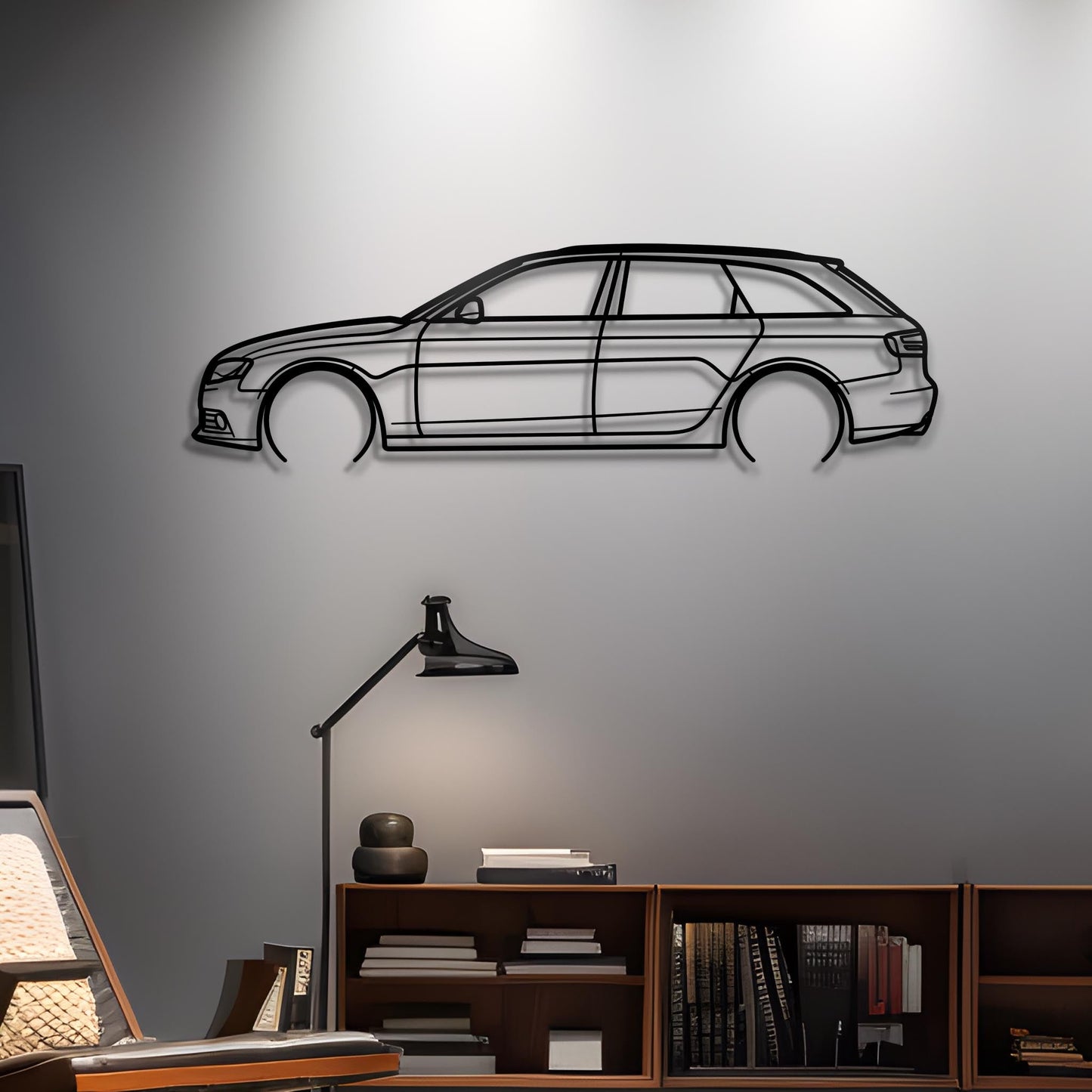 2011 A4 Avant Metal Silhouette
