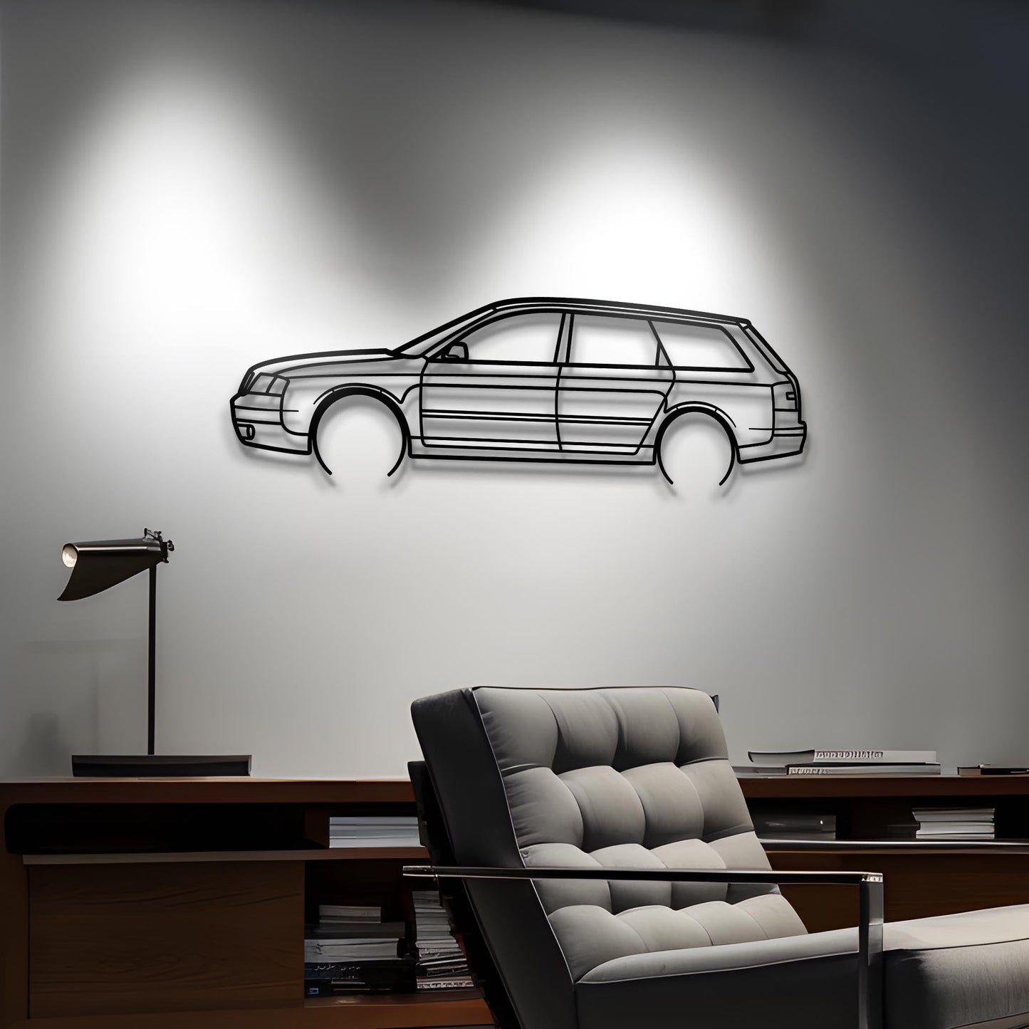 1999 A6 Avant Metal Silhouette