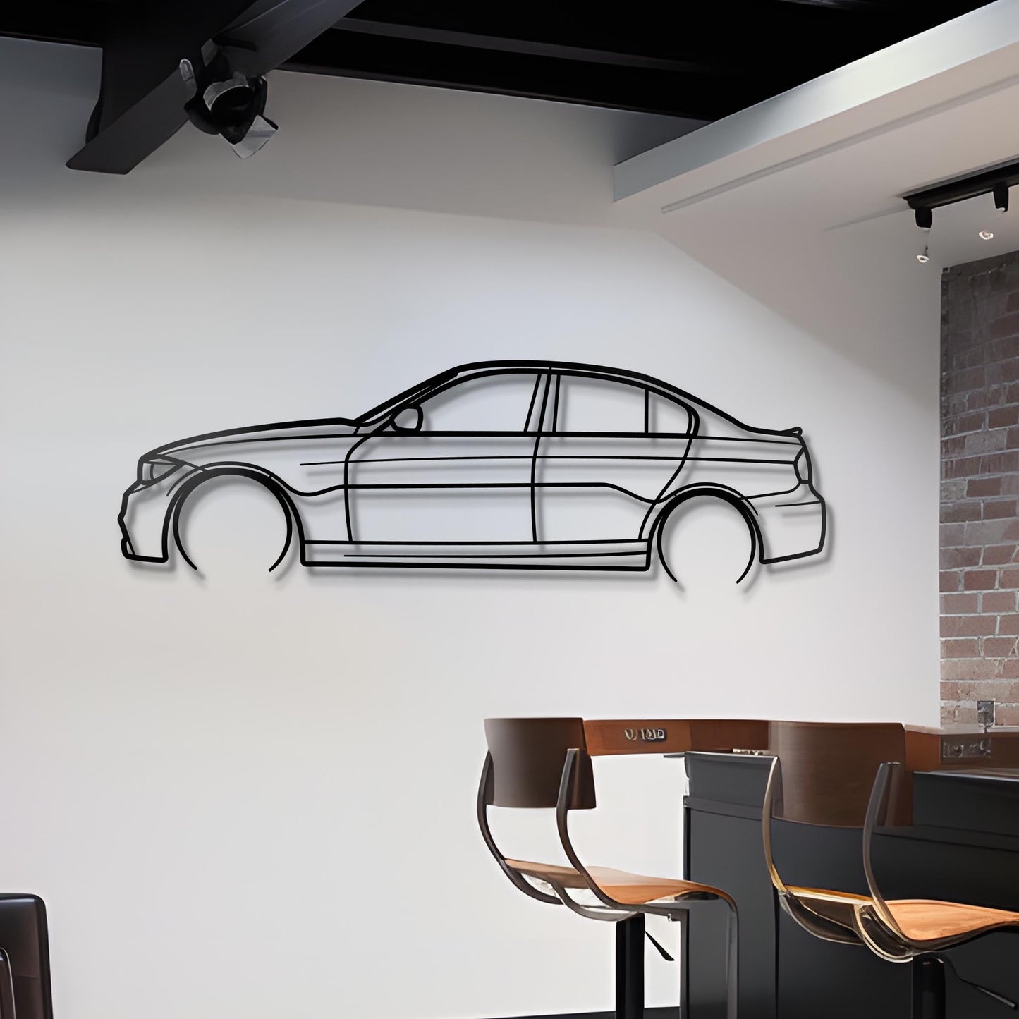 2011 E90 335d Metal Silhouette