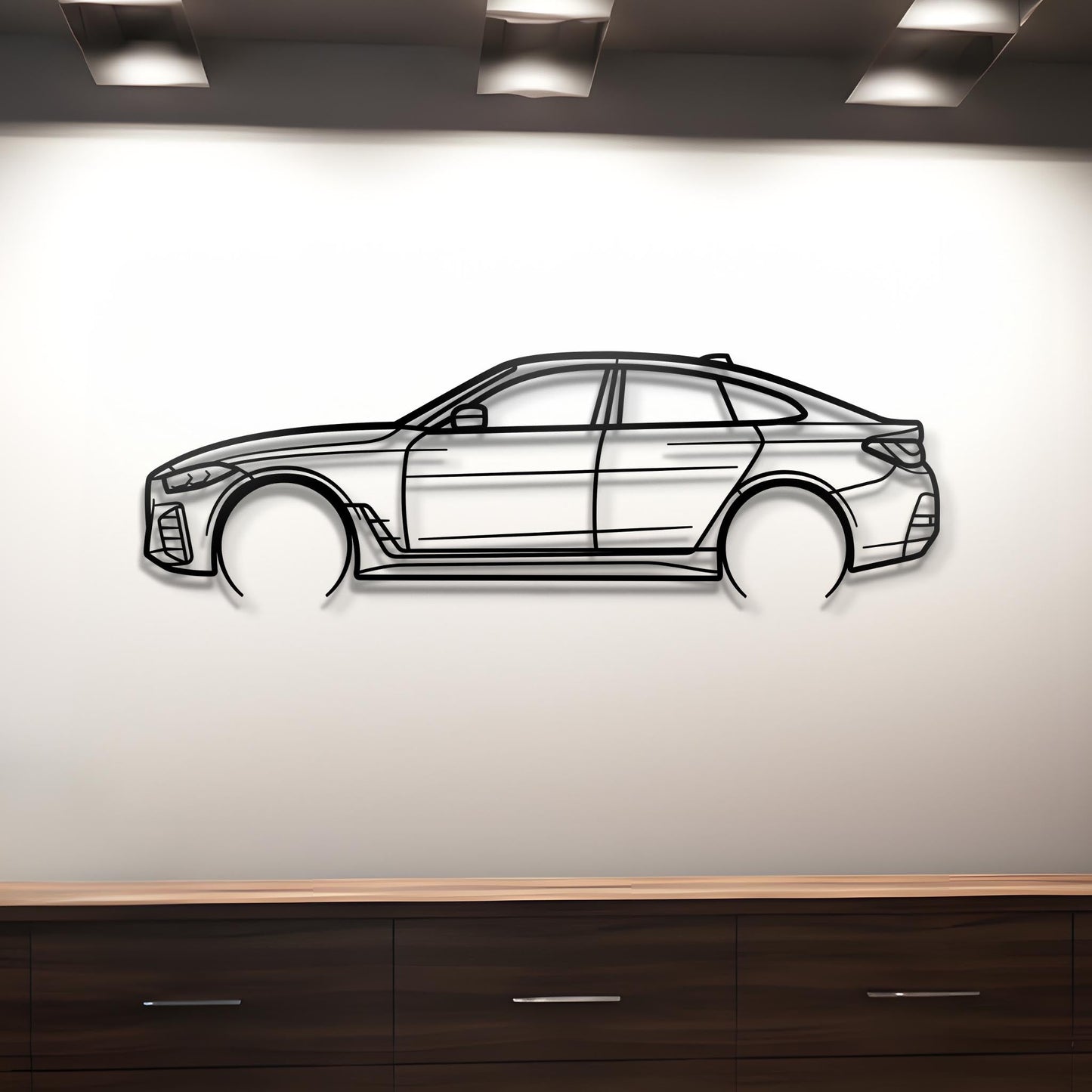 2022 430D F36 Gran Coupe Metal Silhouette