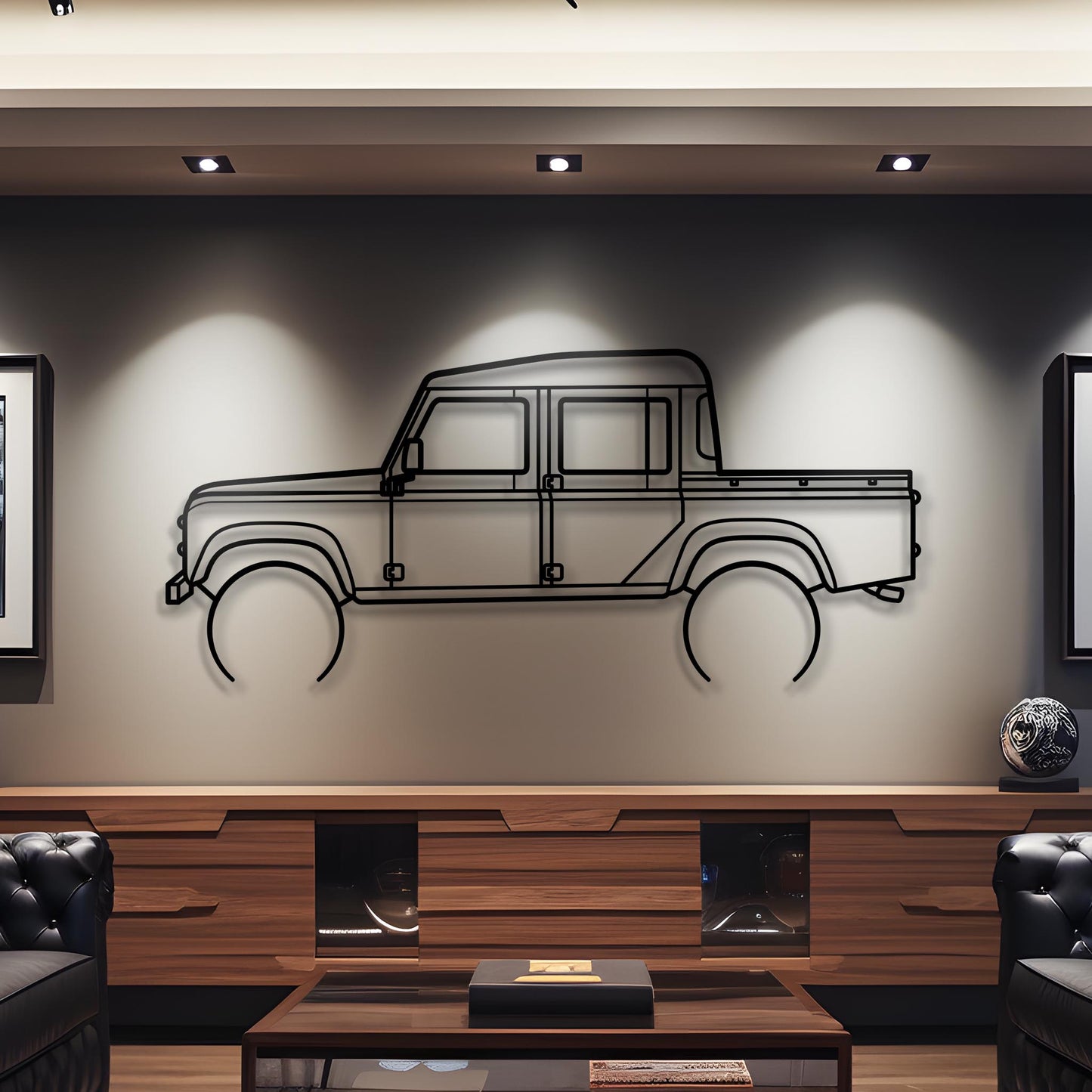 2006 Defender 110 Metal Silhouette