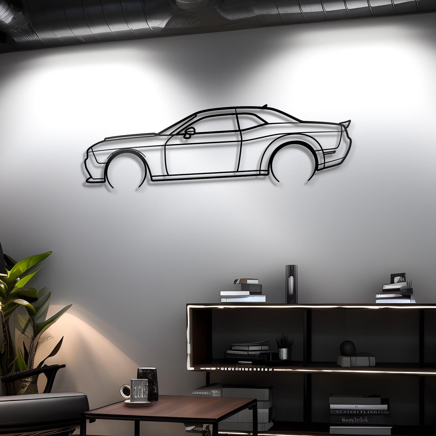 2023 Challenger SRT Demon 170 Metal Silhouette