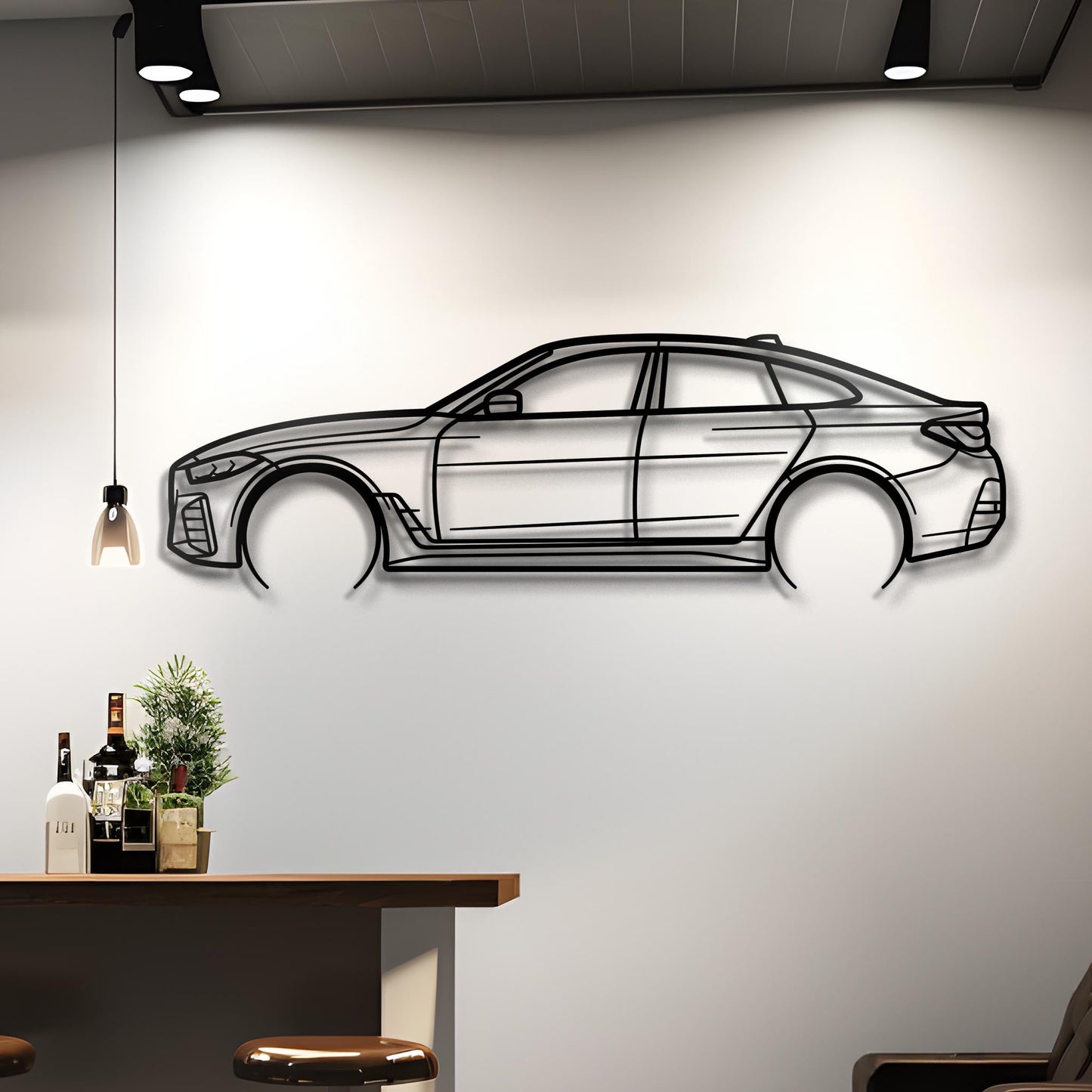 2022 430D F36 Gran Coupe Metal Silhouette