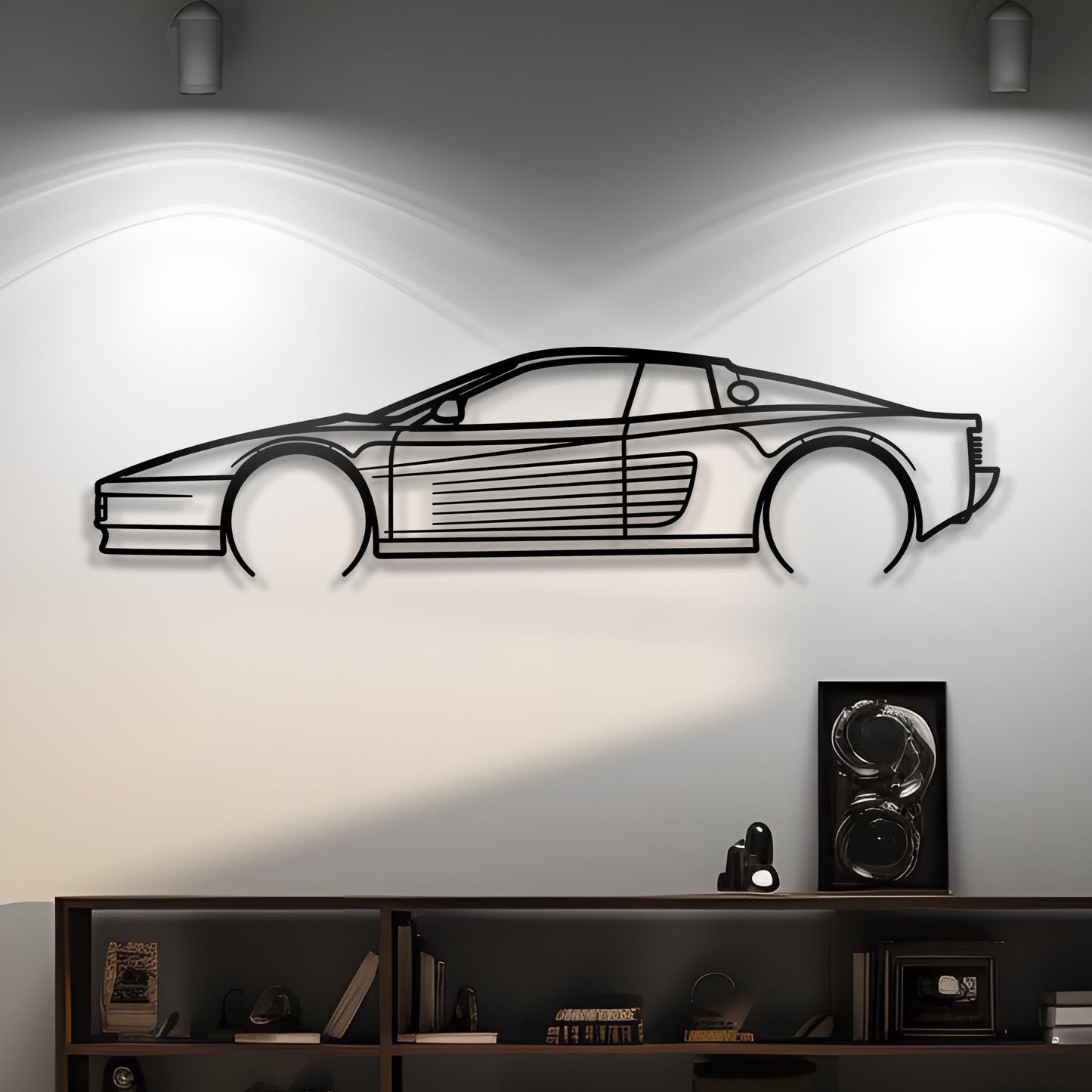 1991 512 TR Metal Silhouette