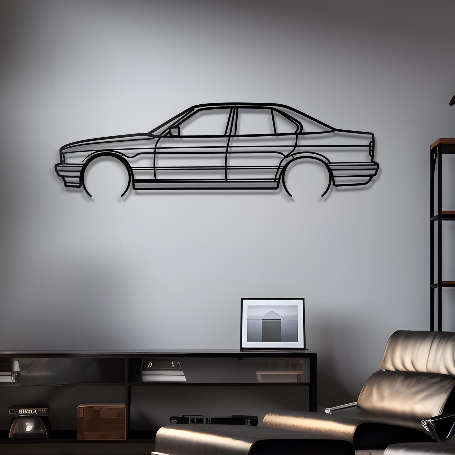 1995 E34 525i Metal Silhouette