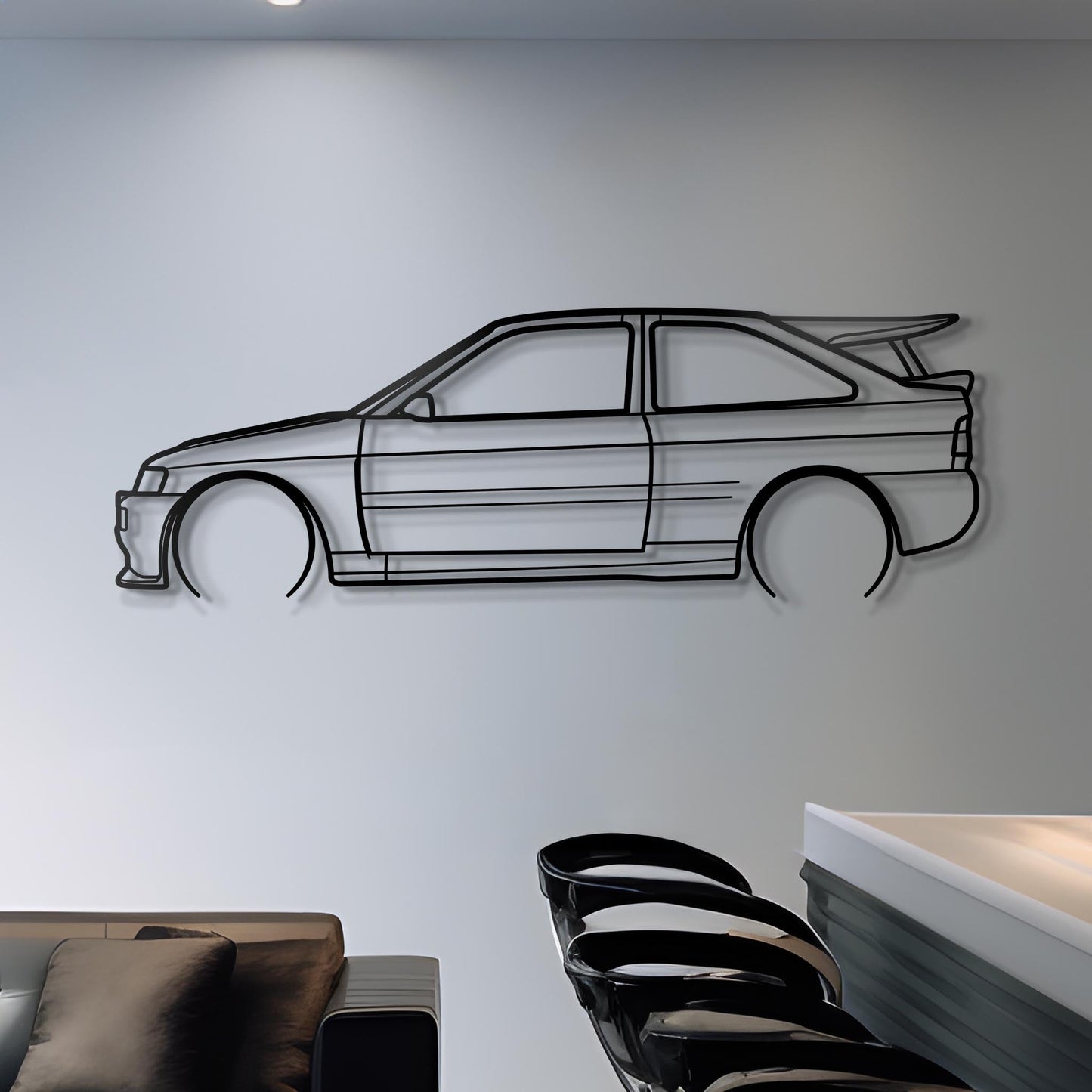 1995 Escort RS Cosworth Metal Silhouette