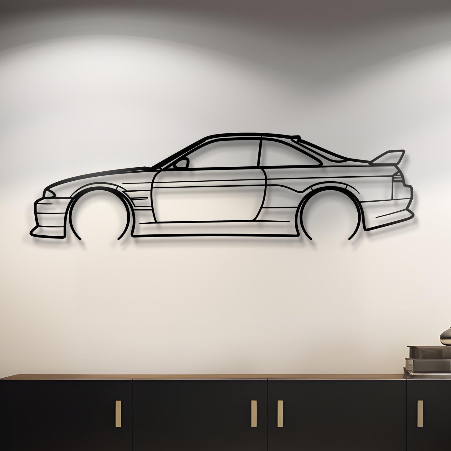 1998 Silvia S14 200SX Metal Silhouette