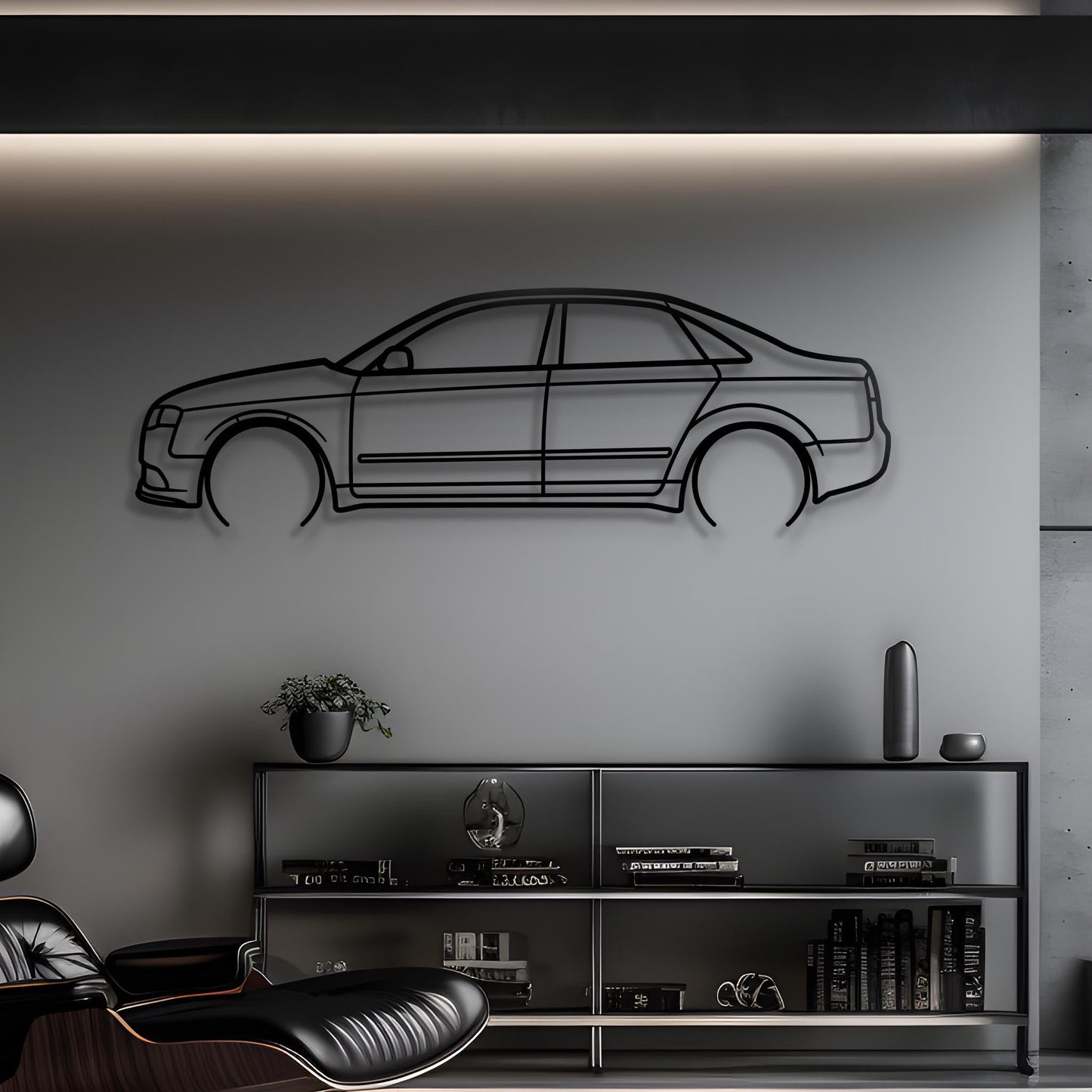 2005 A4 B7 S Line Metal Silhouette