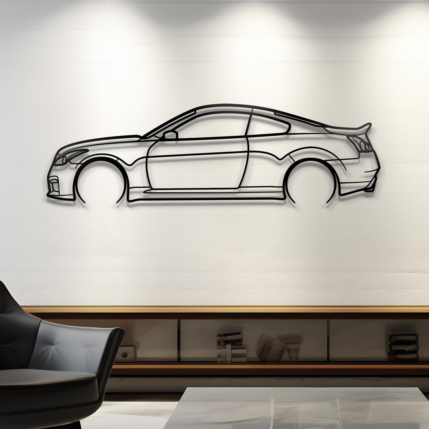 2008 G37S Metal Silhouette