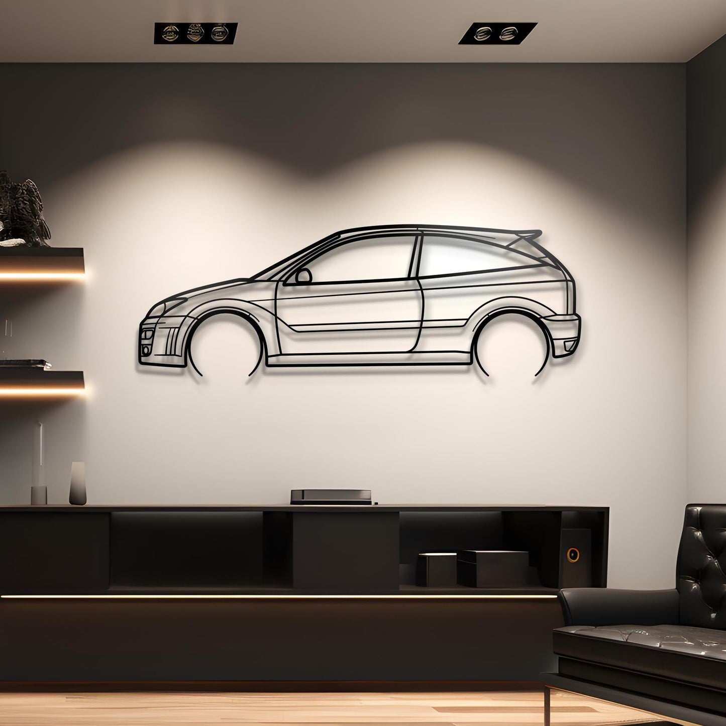 2003 Focus RS MK1 Metal Silhouette