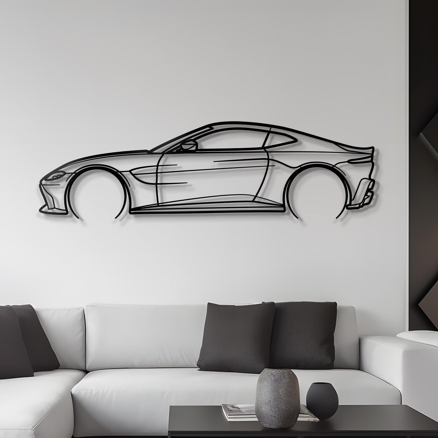 2020 Vantage V8 Metal Silhouette