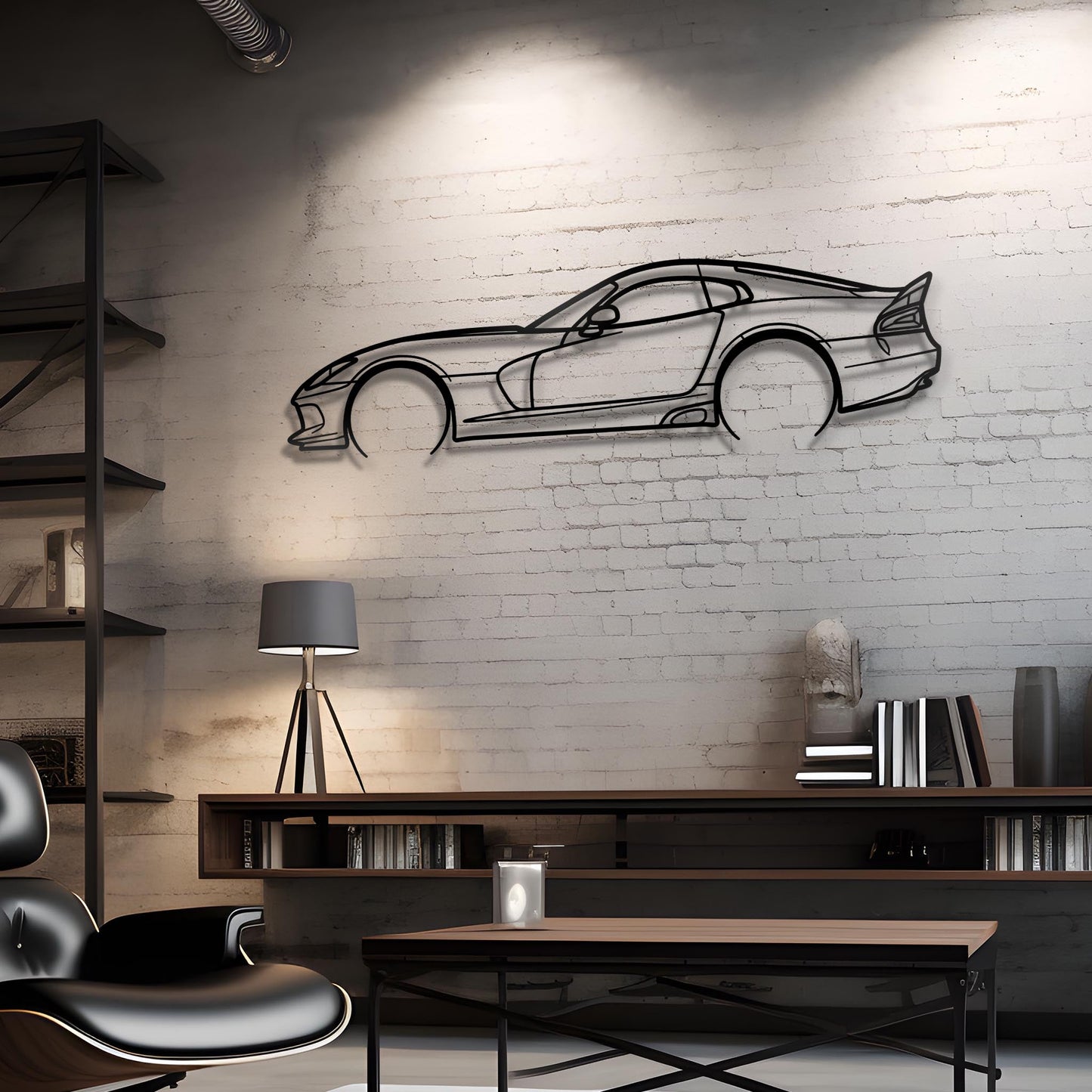 2017 Viper SRT Metal Silhouette