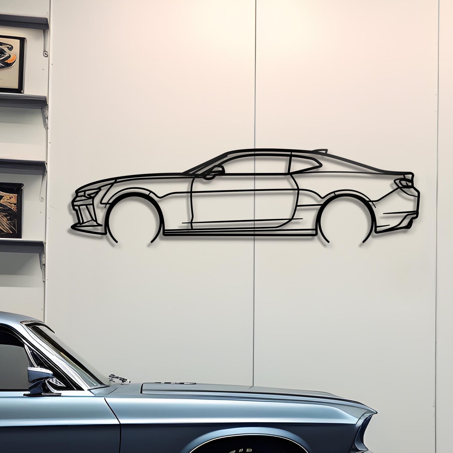 2016 Camaro SS Metal Silhouette