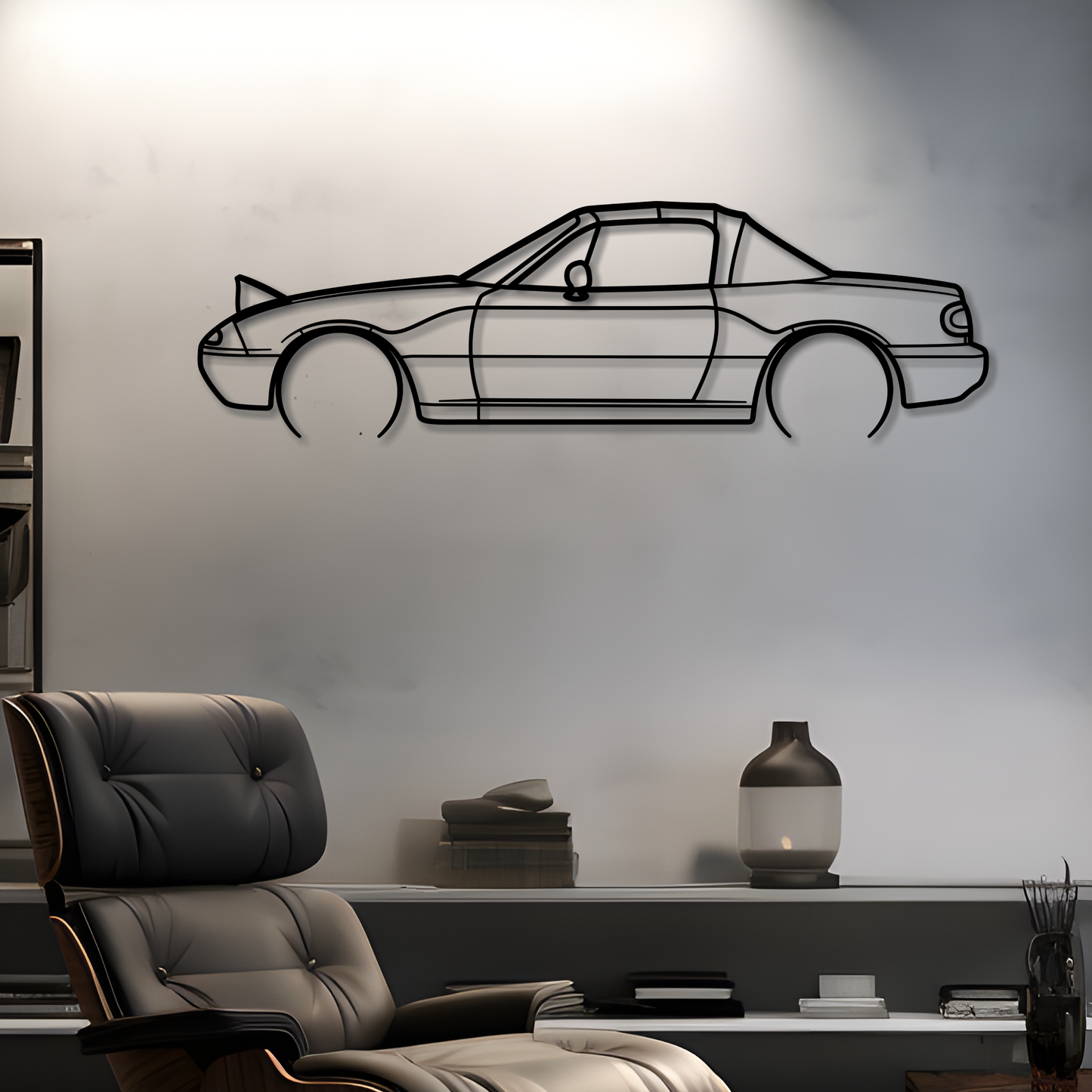 1991 Miata Metal Silhouette