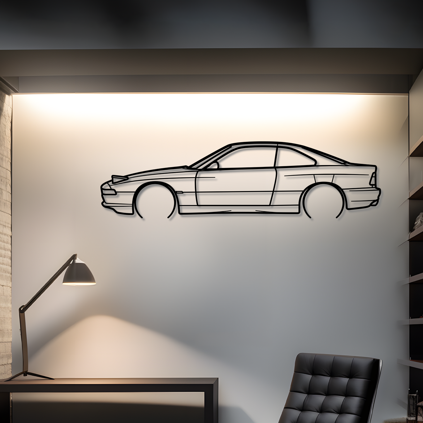 1997 8 series E31 Metal Silhouette
