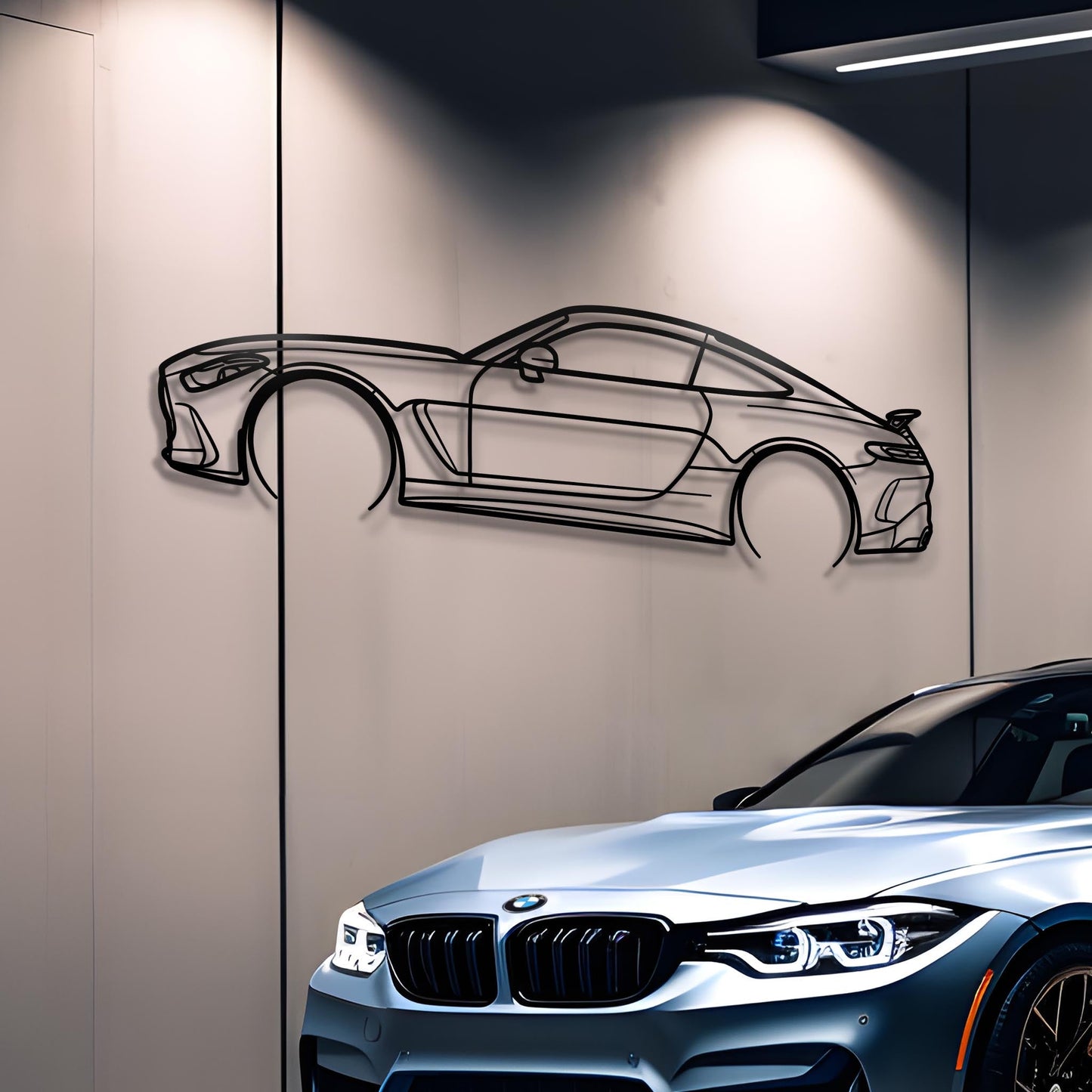 2024 AMG GT Metal Silhouette