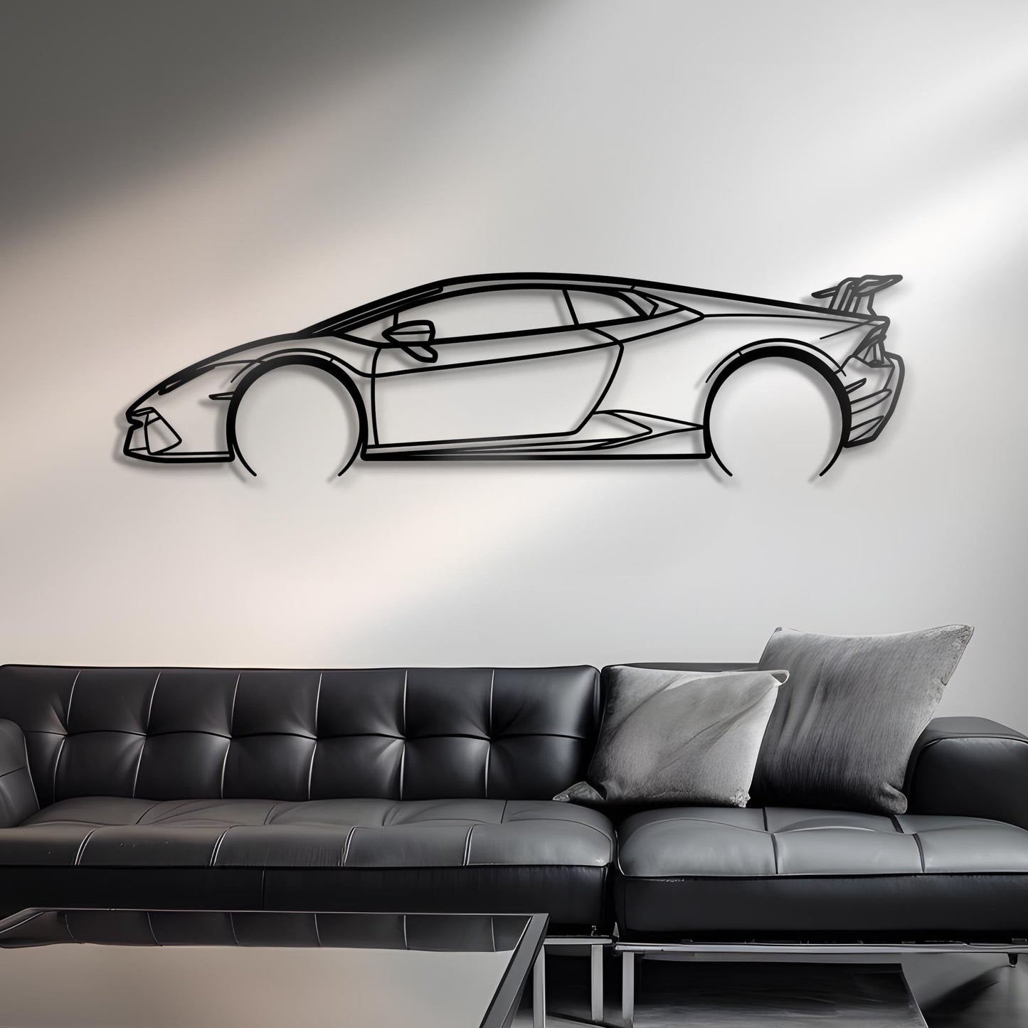 2022 Huracan Performante Metal Silhouette
