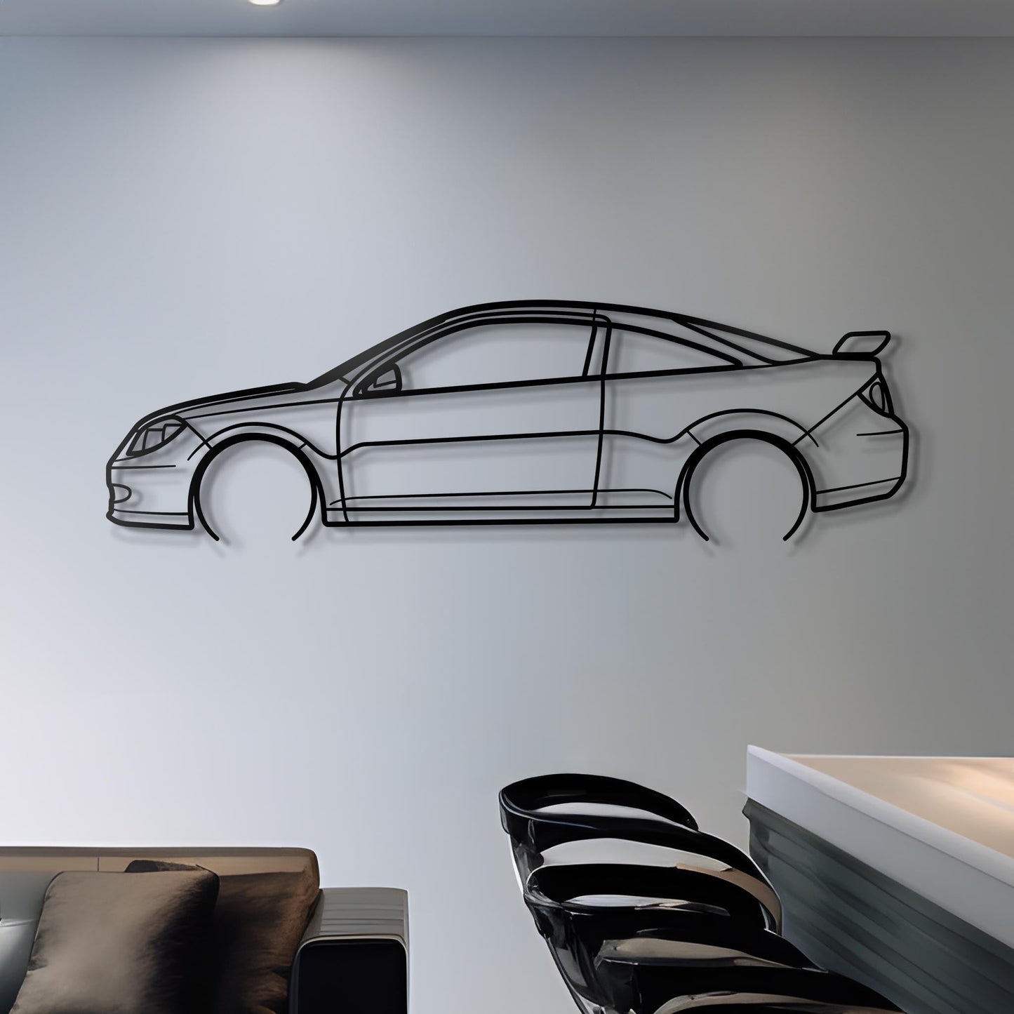 2009 Cobalt SS Metal Silhouette