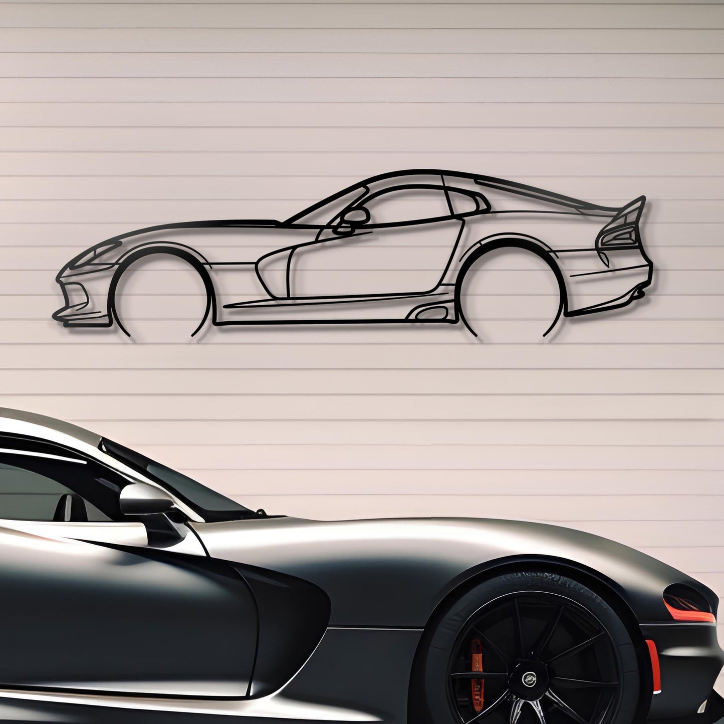 2017 Viper SRT Metal Silhouette