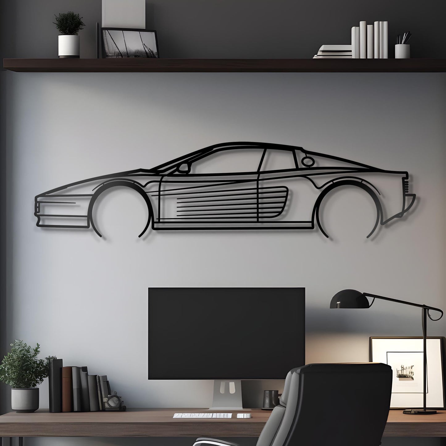 1991 512 TR Metal Silhouette