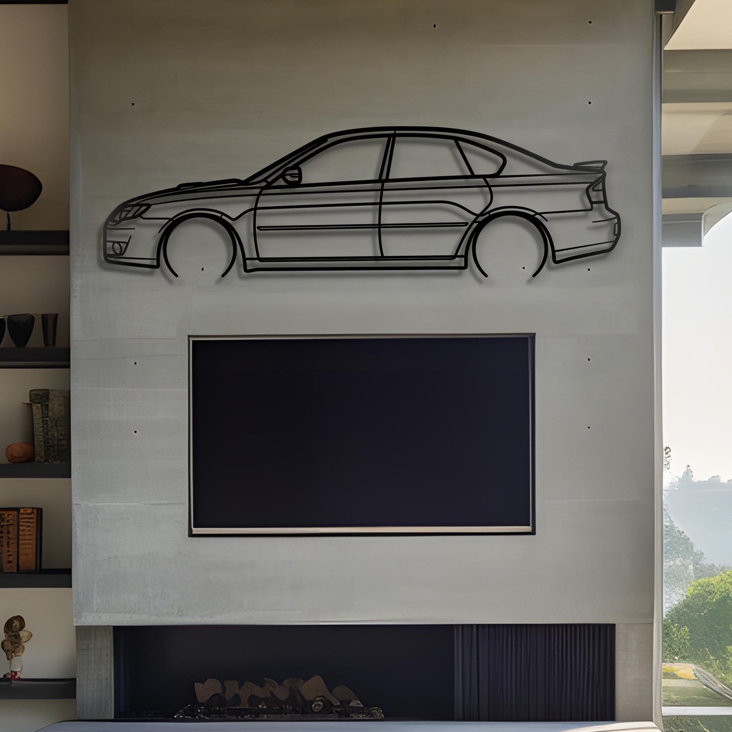 2009 Legacy GT Metal Silhouette