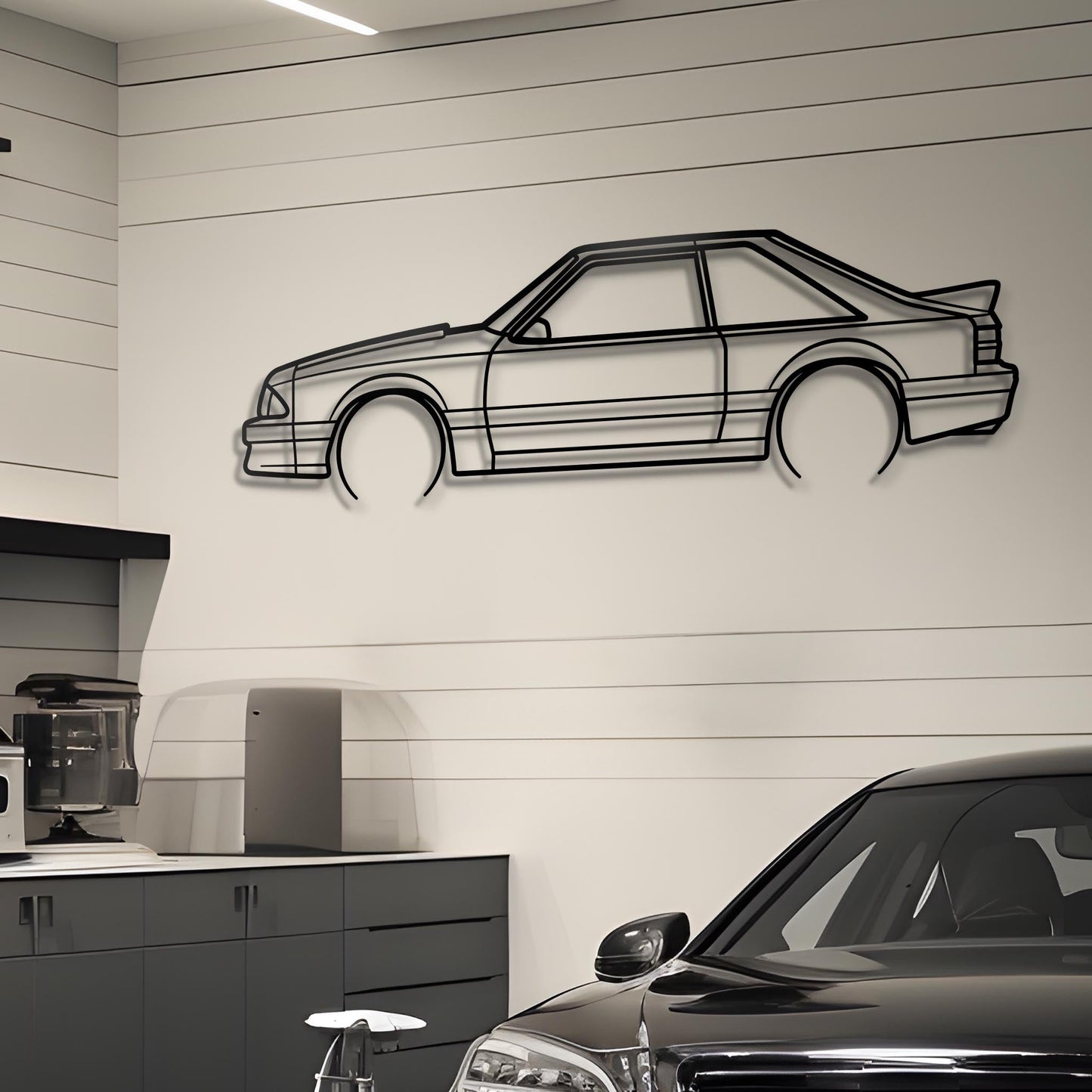1989 Mustang GT Metal Silhouette
