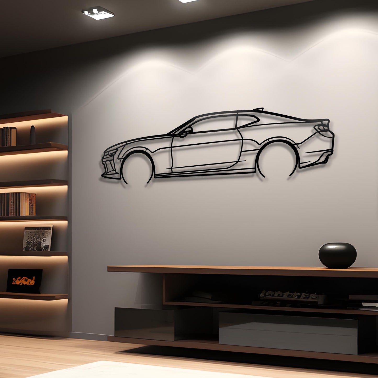 2016 Camaro SS Metal Silhouette