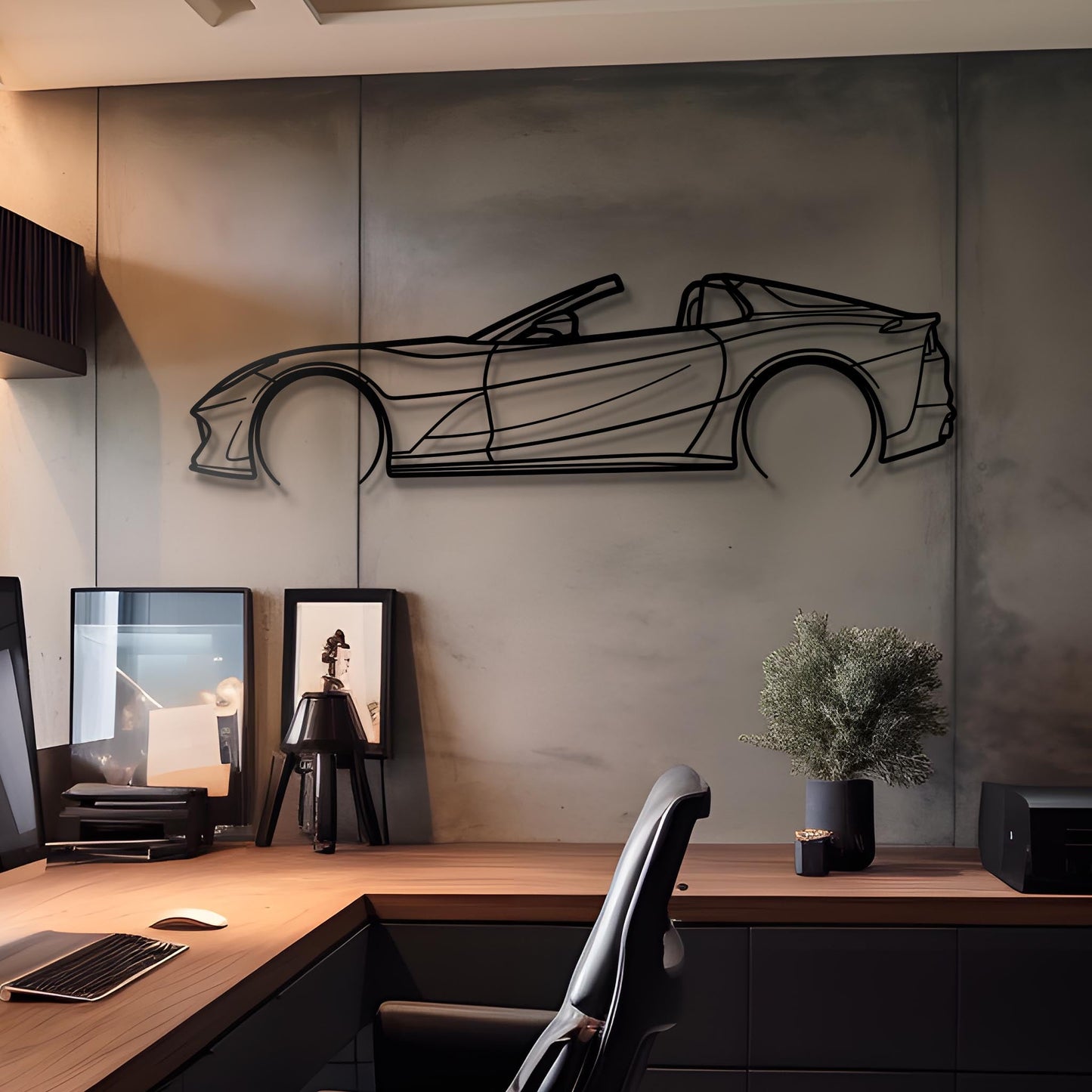 2022 812 GTS Metal Silhouette