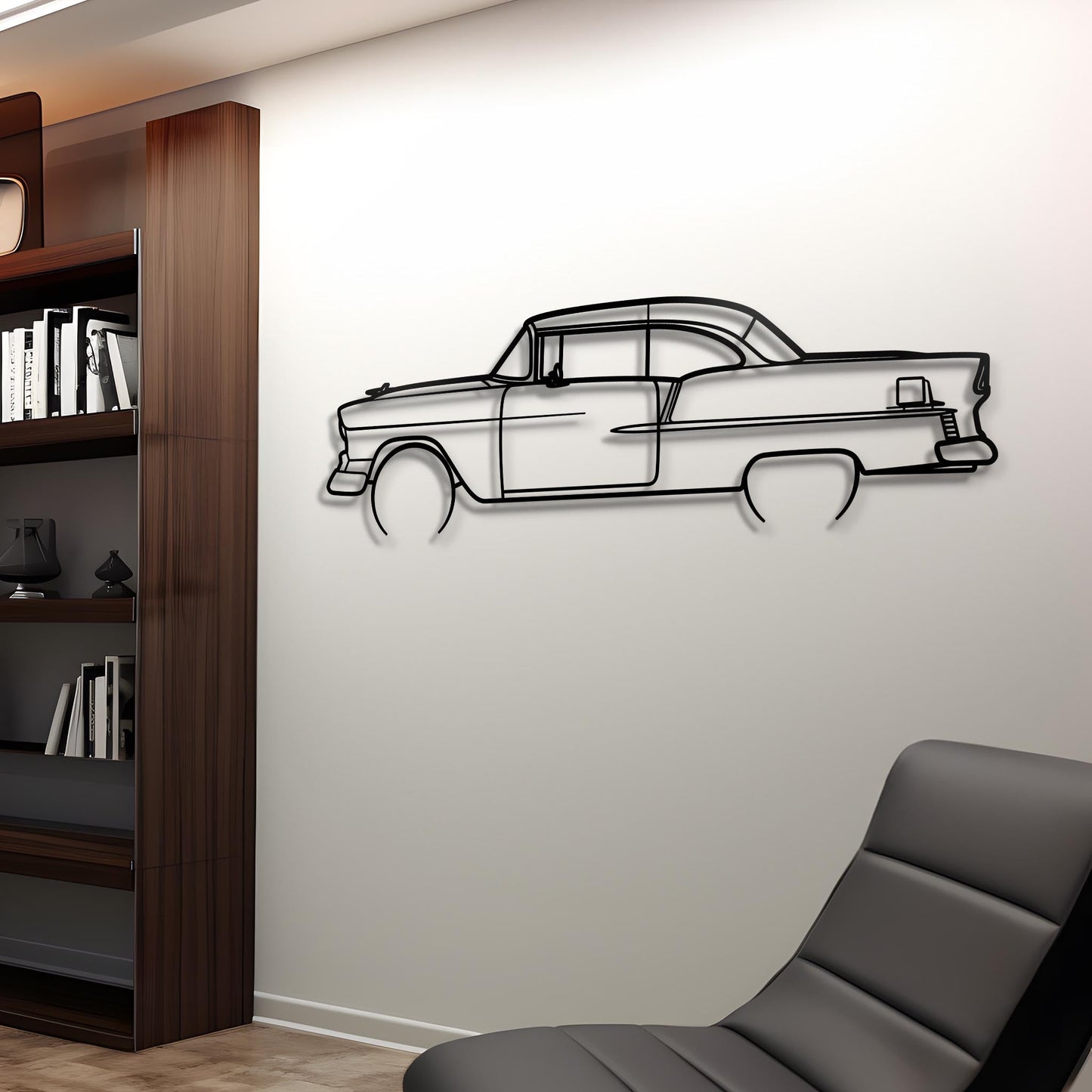 1955 Bel Air Metal Silhouette