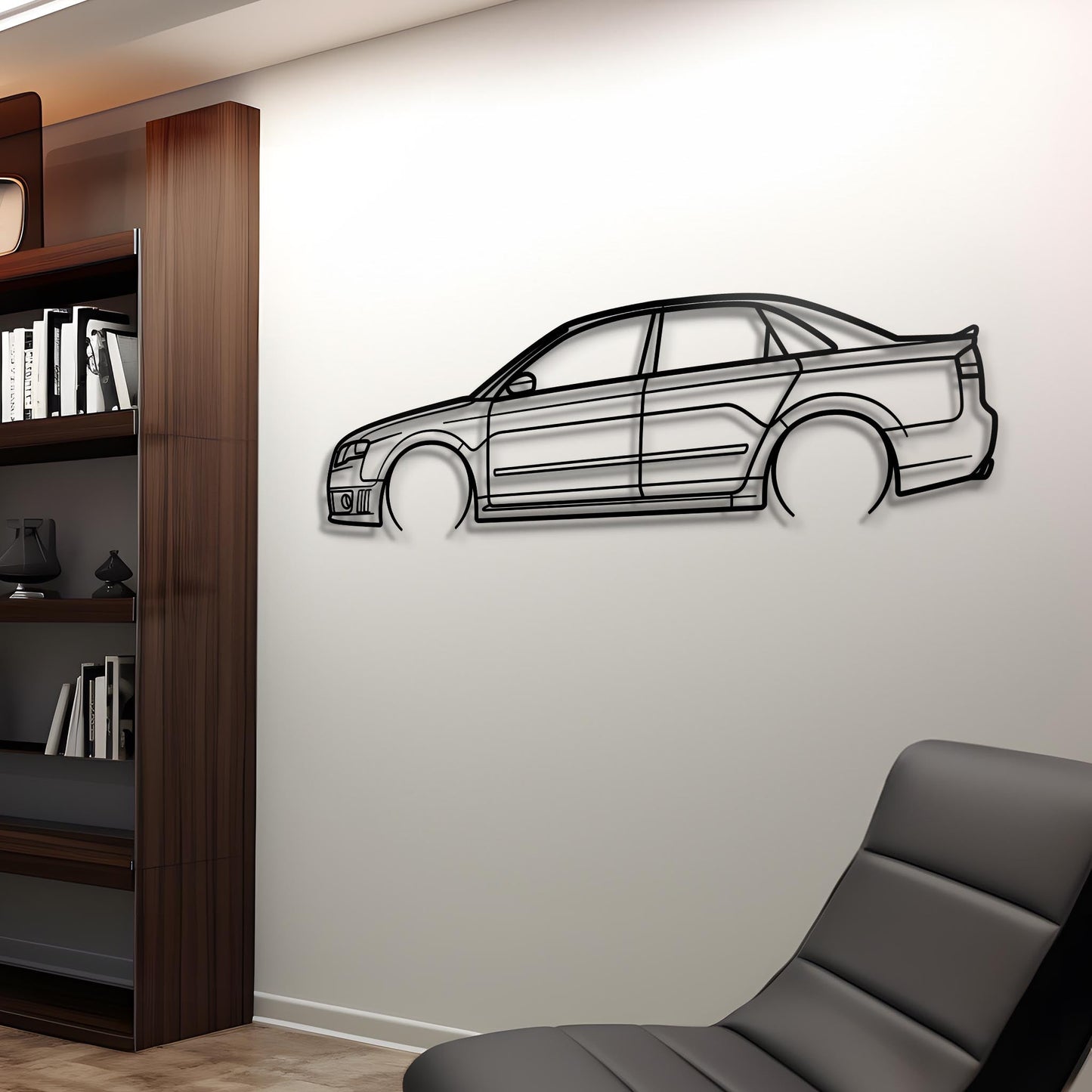 2007 RS4 Metal Silhouette