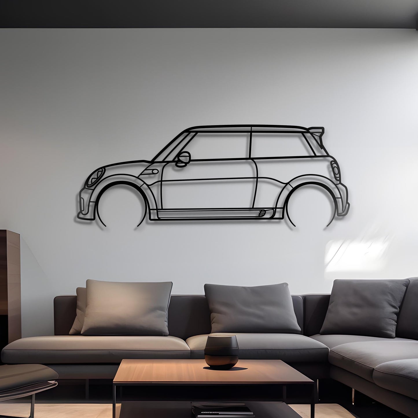 2013 R56 JCW Metal Silhouette