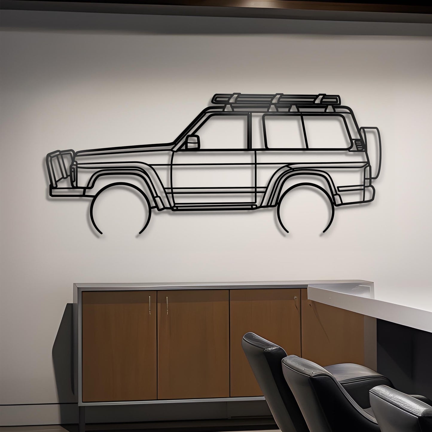 1991 Patrol GQ Patrol Metal Silhouette