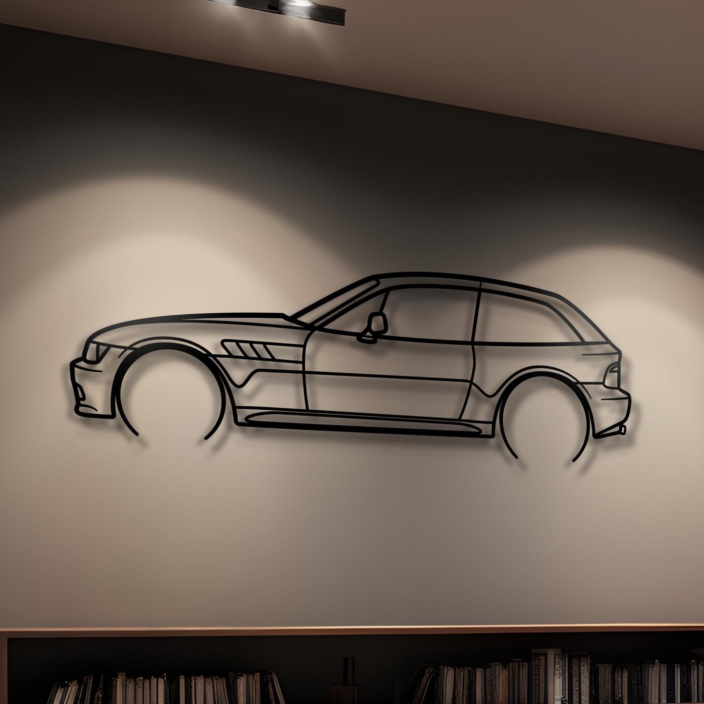 2000 Z3 Coupe Metal Silhouette