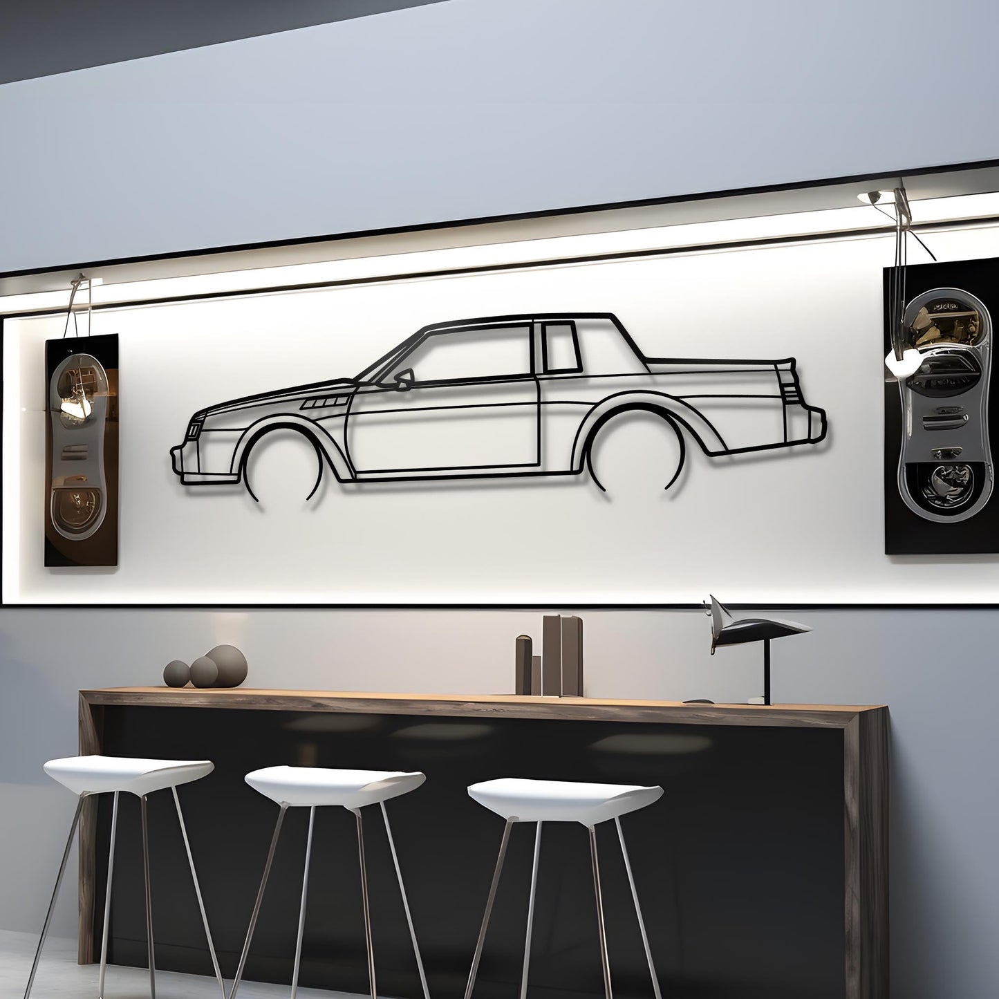 1987 Grand National Metal Silhouette