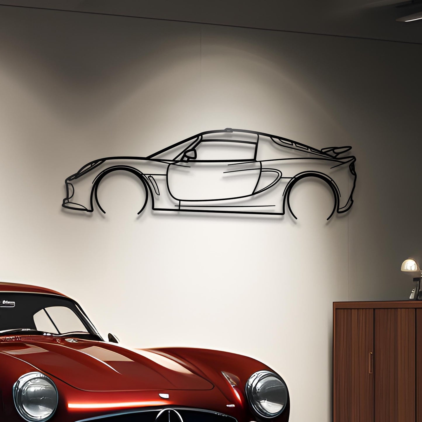2007 Exige S Metal Silhouette