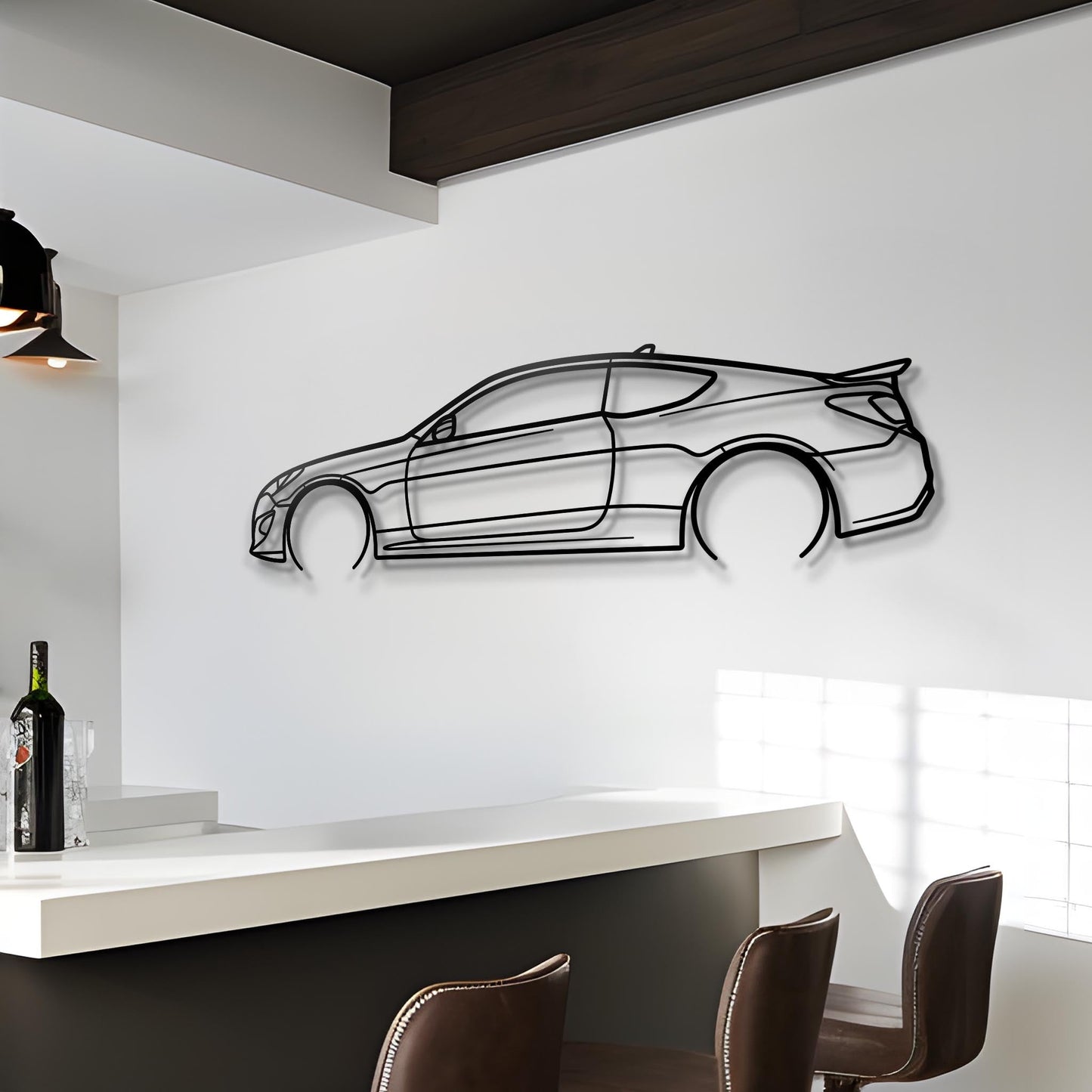 2015 Genesis Coupe Metal Silhouette