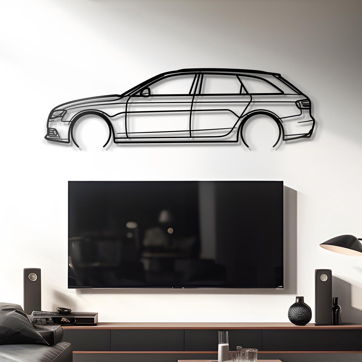 2011 A4 Avant Metal Silhouette