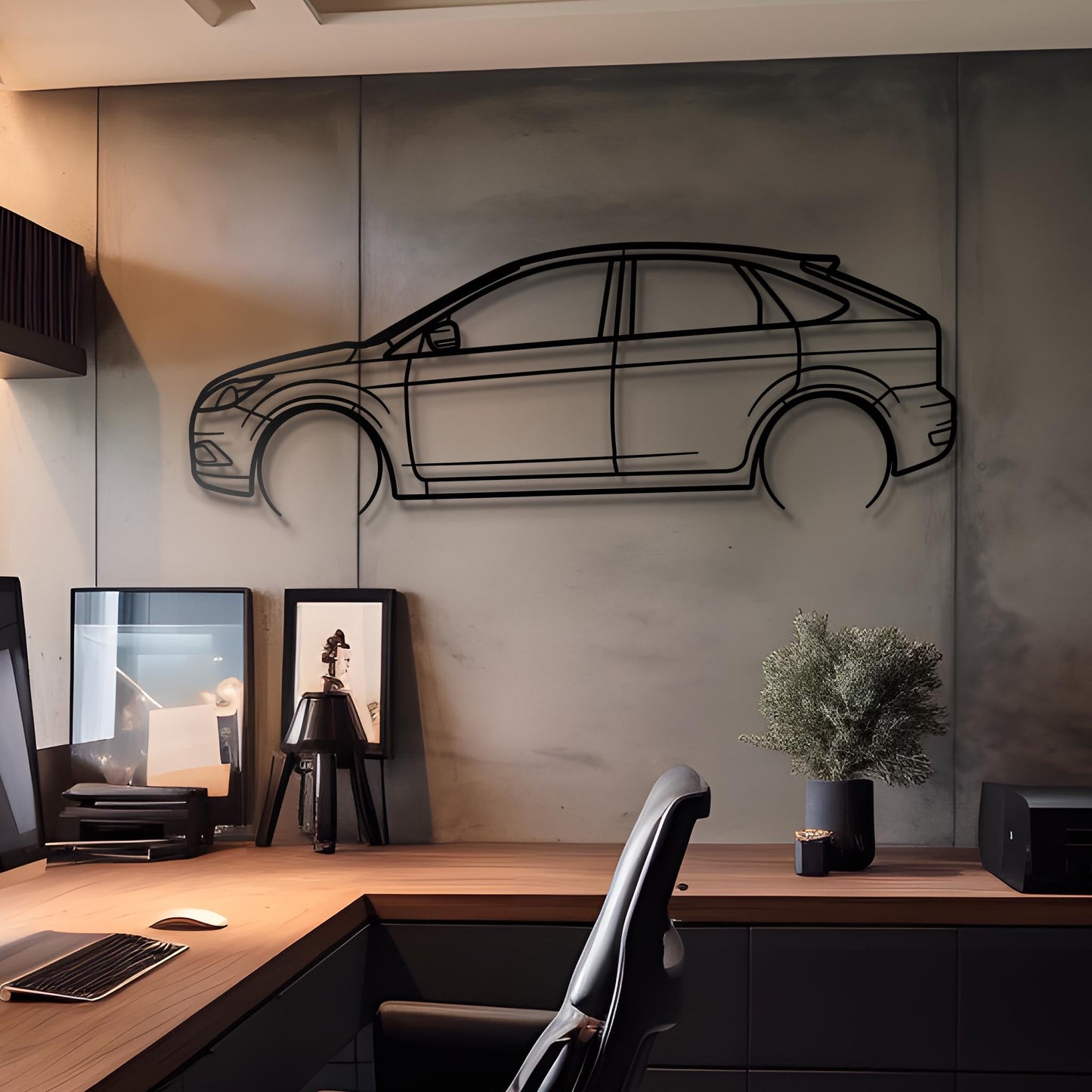 2008 Focus Metal Silhouette