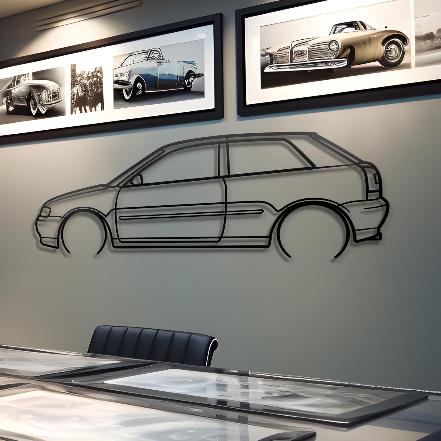 2003 A3 Metal Silhouette