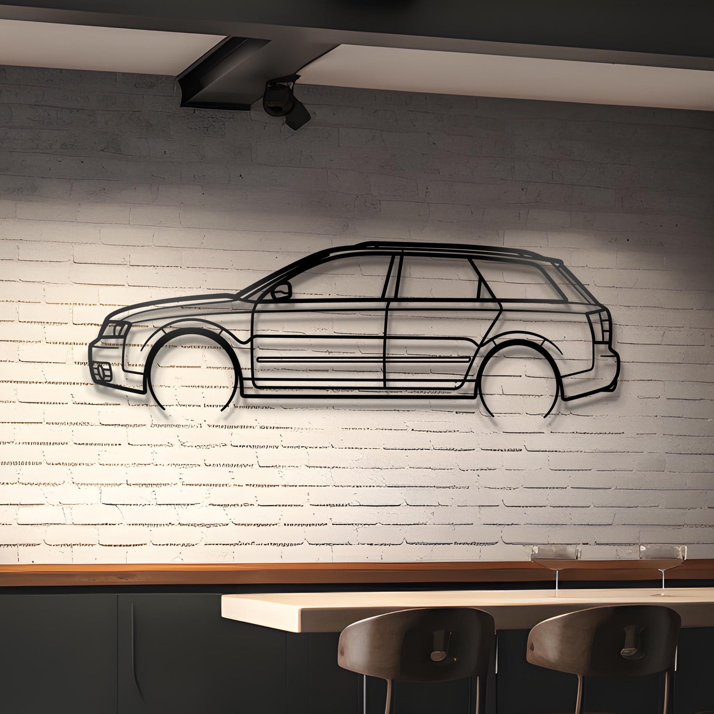 2005 S4 Avant Metal Silhouette