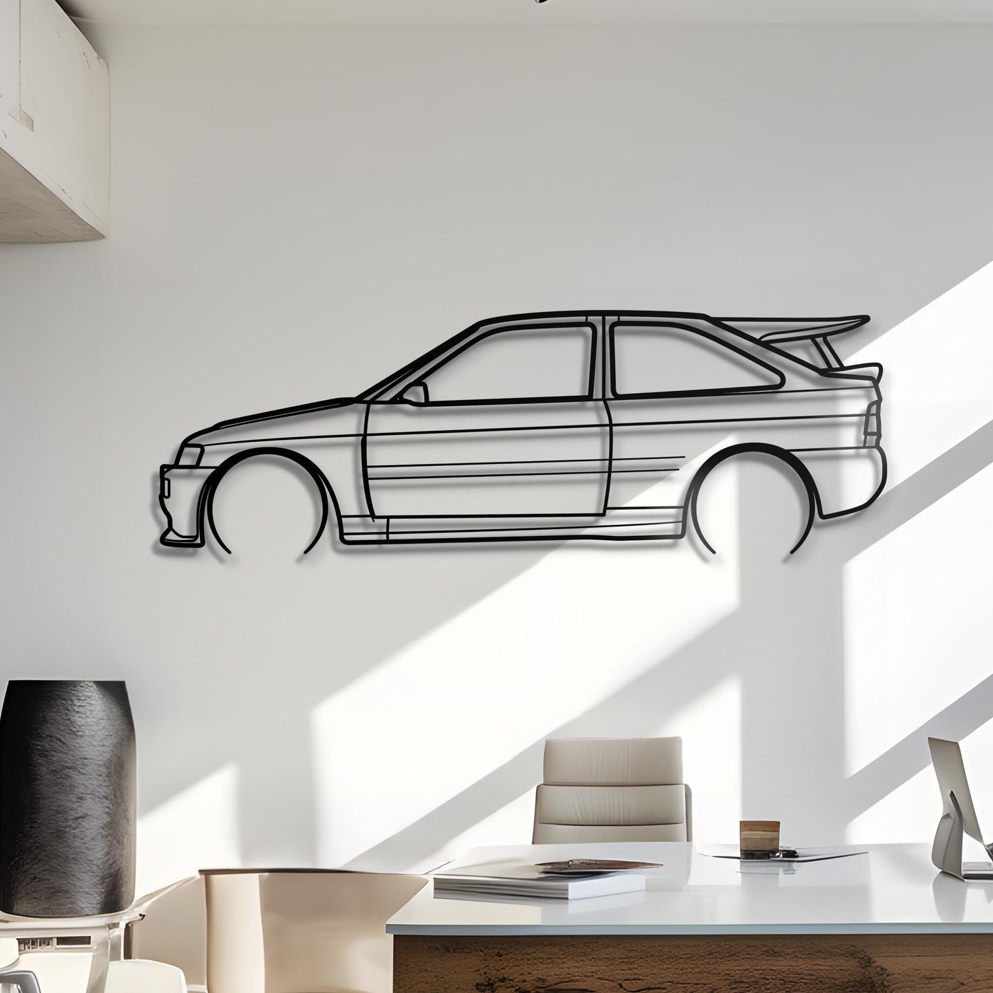 1995 Escort RS Cosworth Metal Silhouette