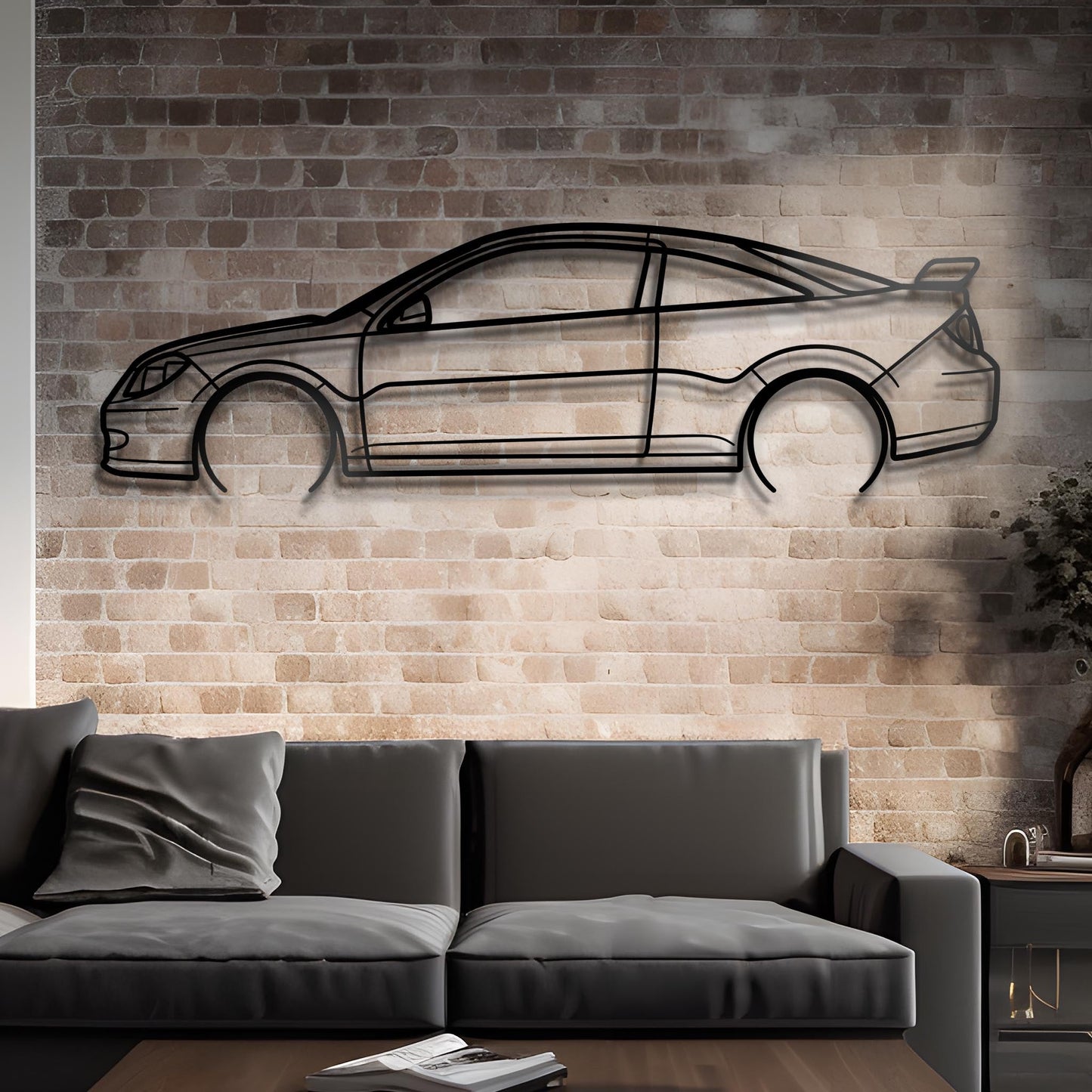 2009 Cobalt SS Metal Silhouette