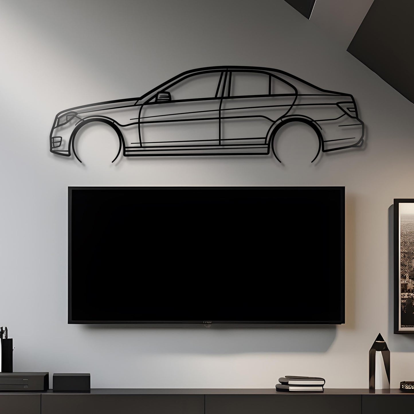 2013 C250 Sport Metal Silhouette
