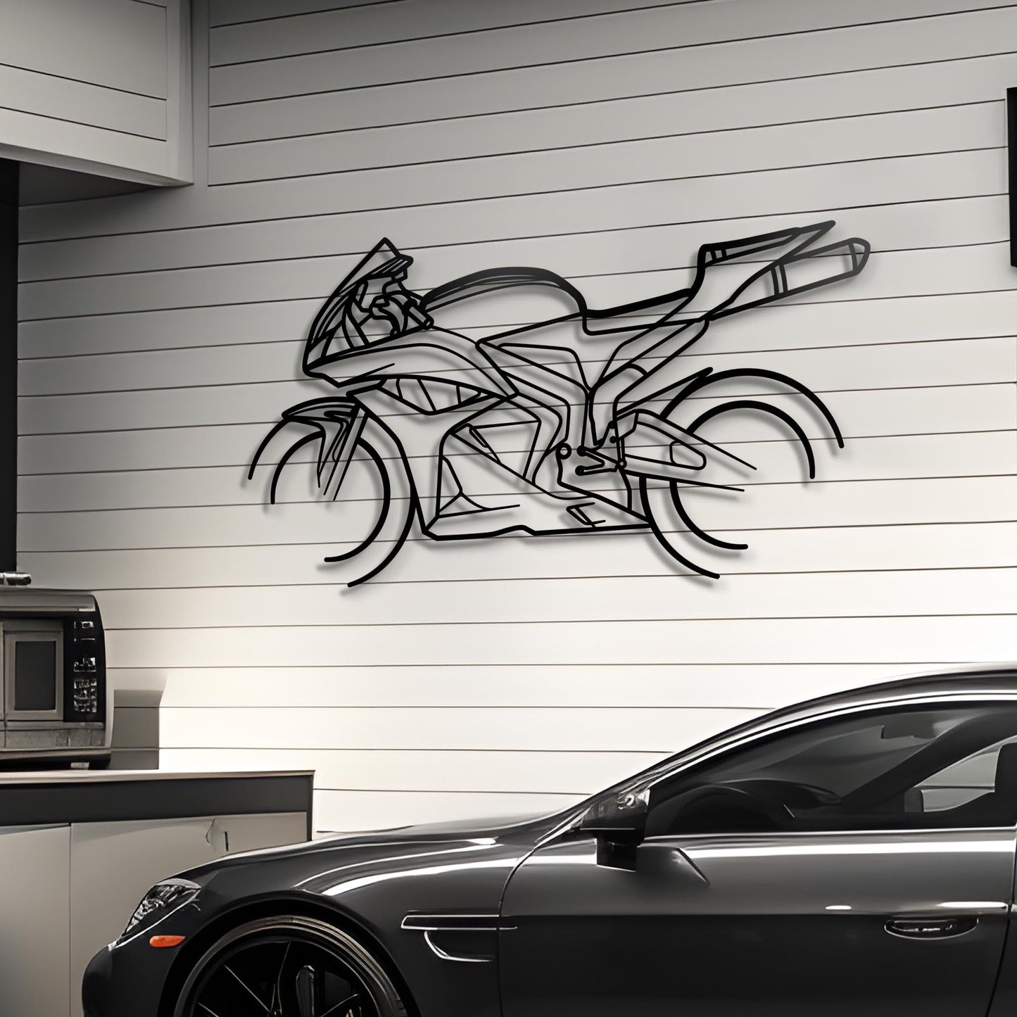 2009 CBR600RR Metal Silhouette