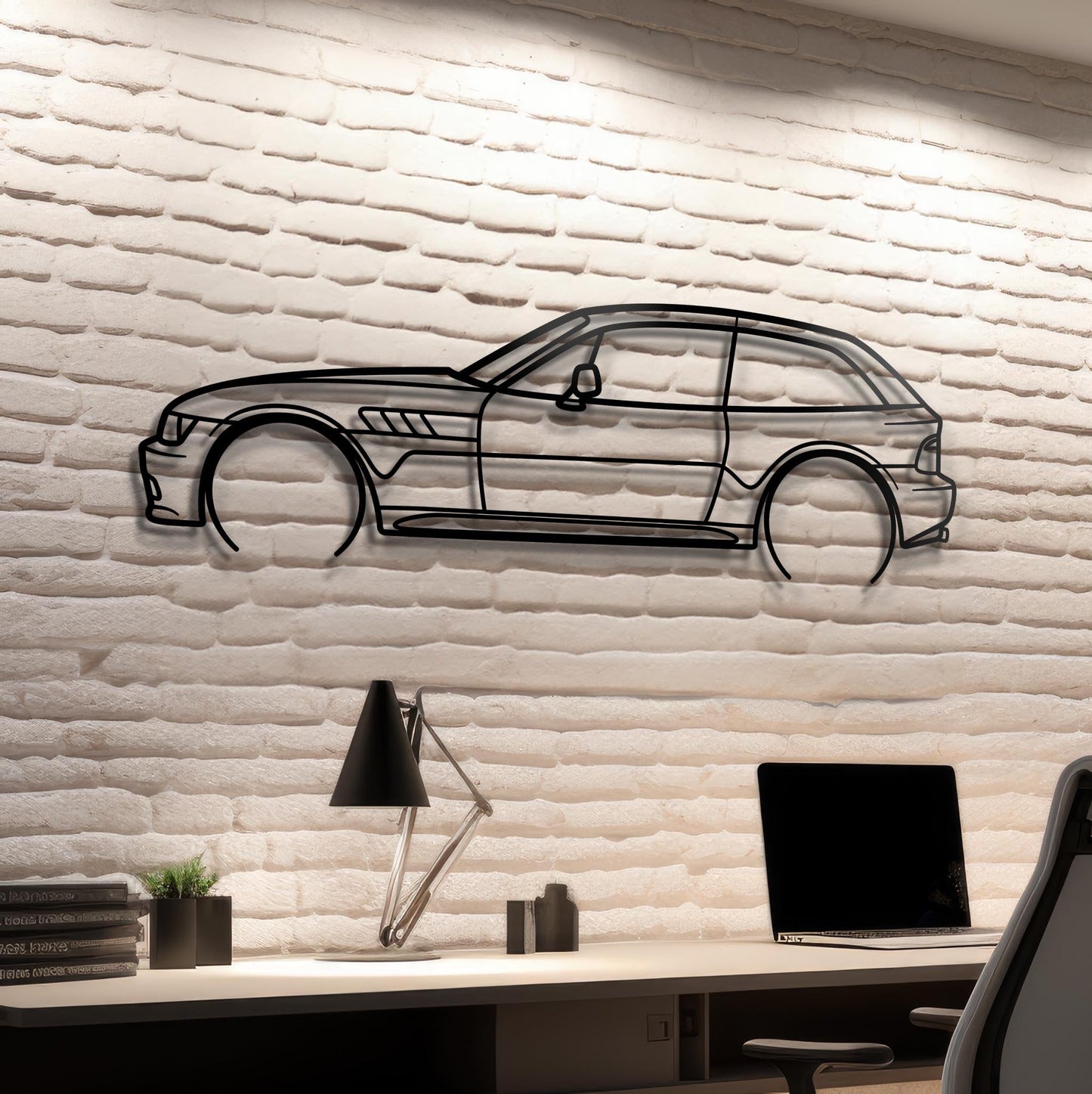 2000 Z3 Coupe Metal Silhouette