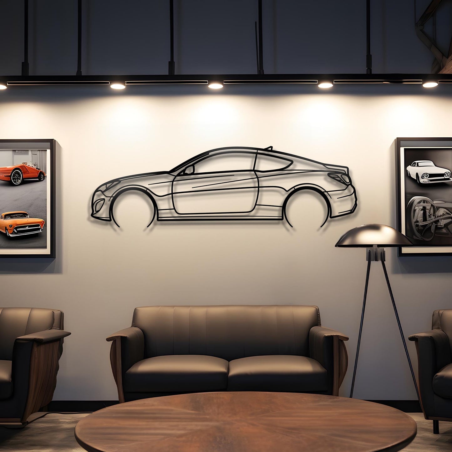 2013 Genisis Coupe Metal Silhouette