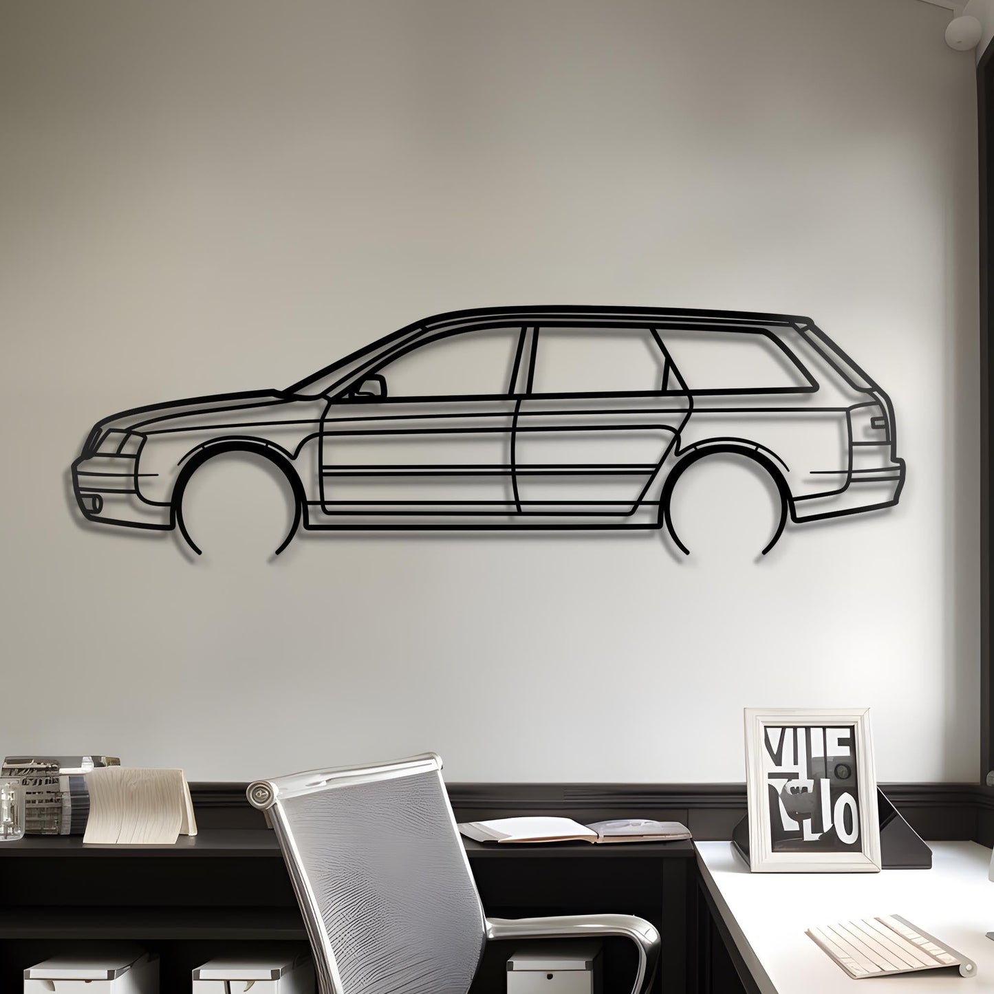 1999 A6 Avant Metal Silhouette