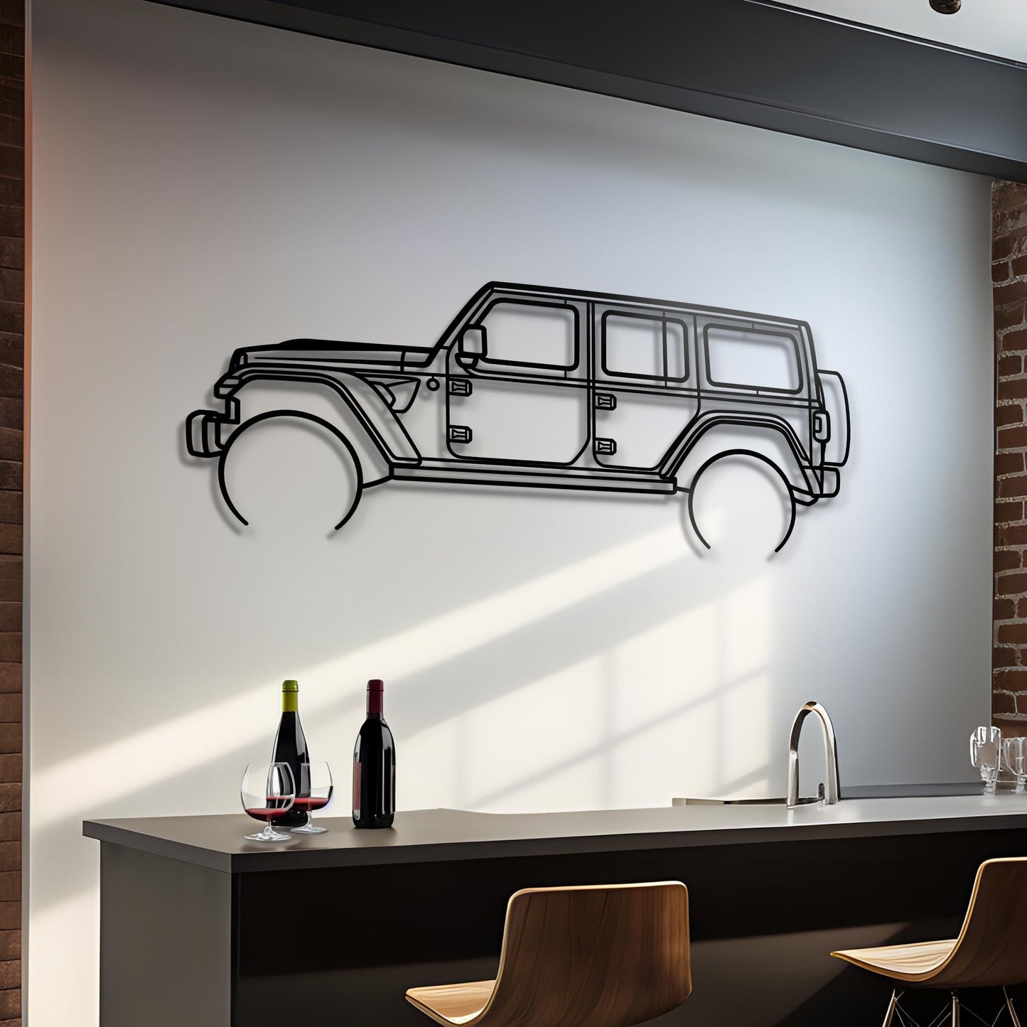 2022 Wrangler 392 Metal Silhouette